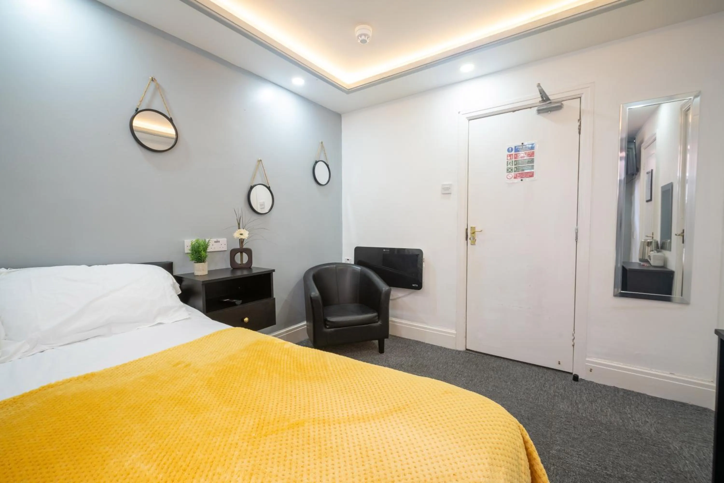 Bed in Driftwood Rooms