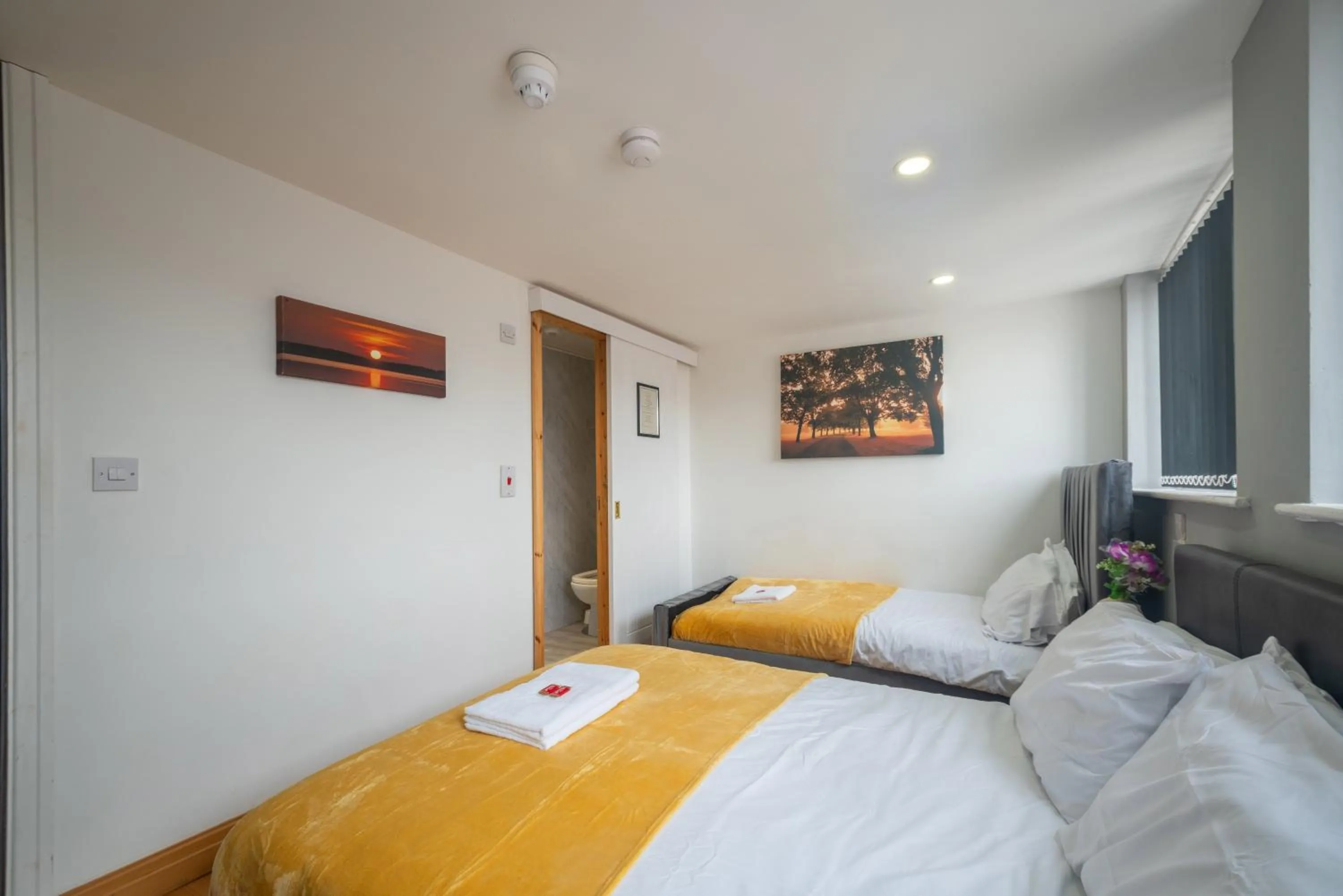 Bed in Driftwood Rooms