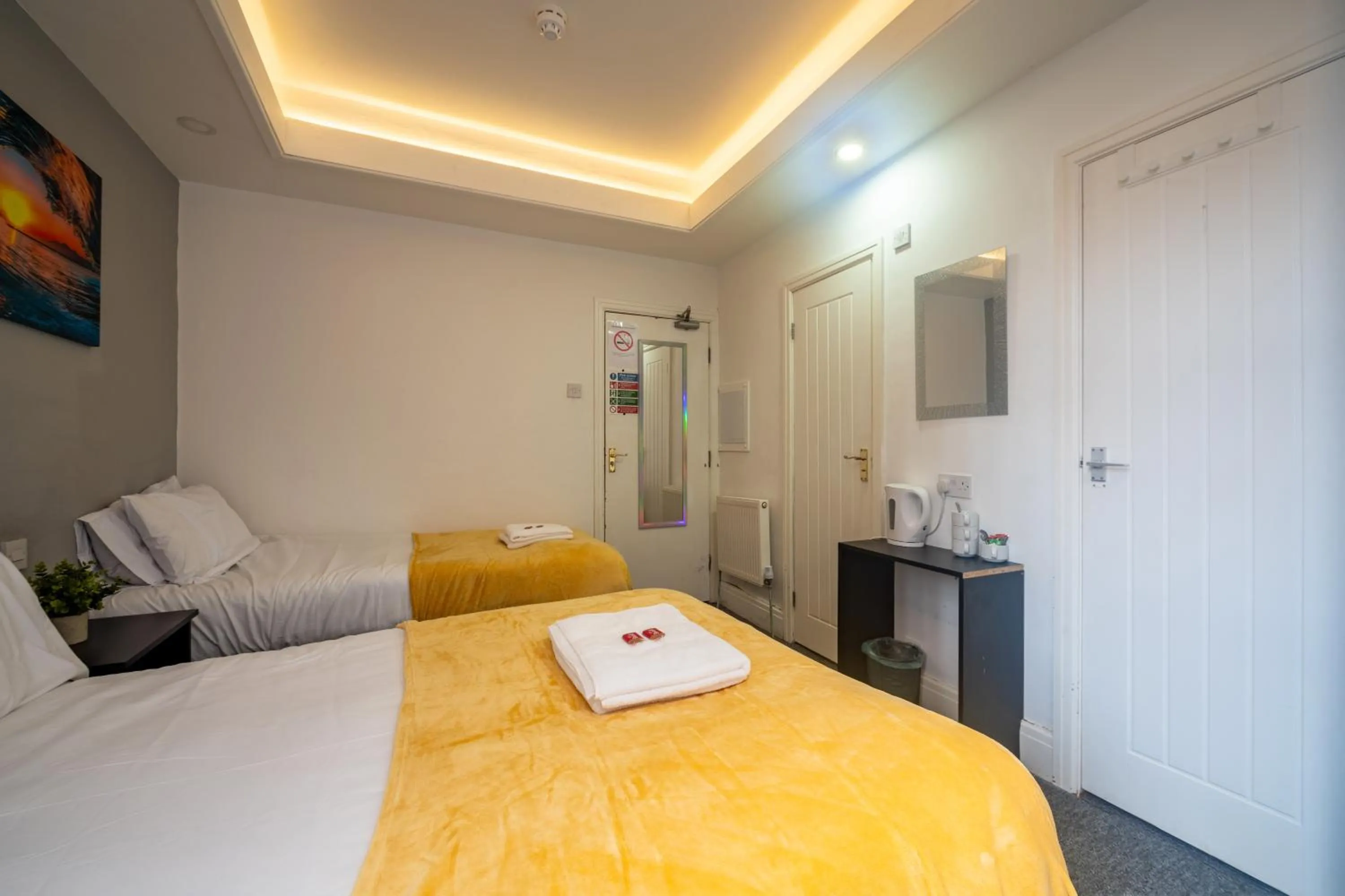 Bed in Driftwood Rooms