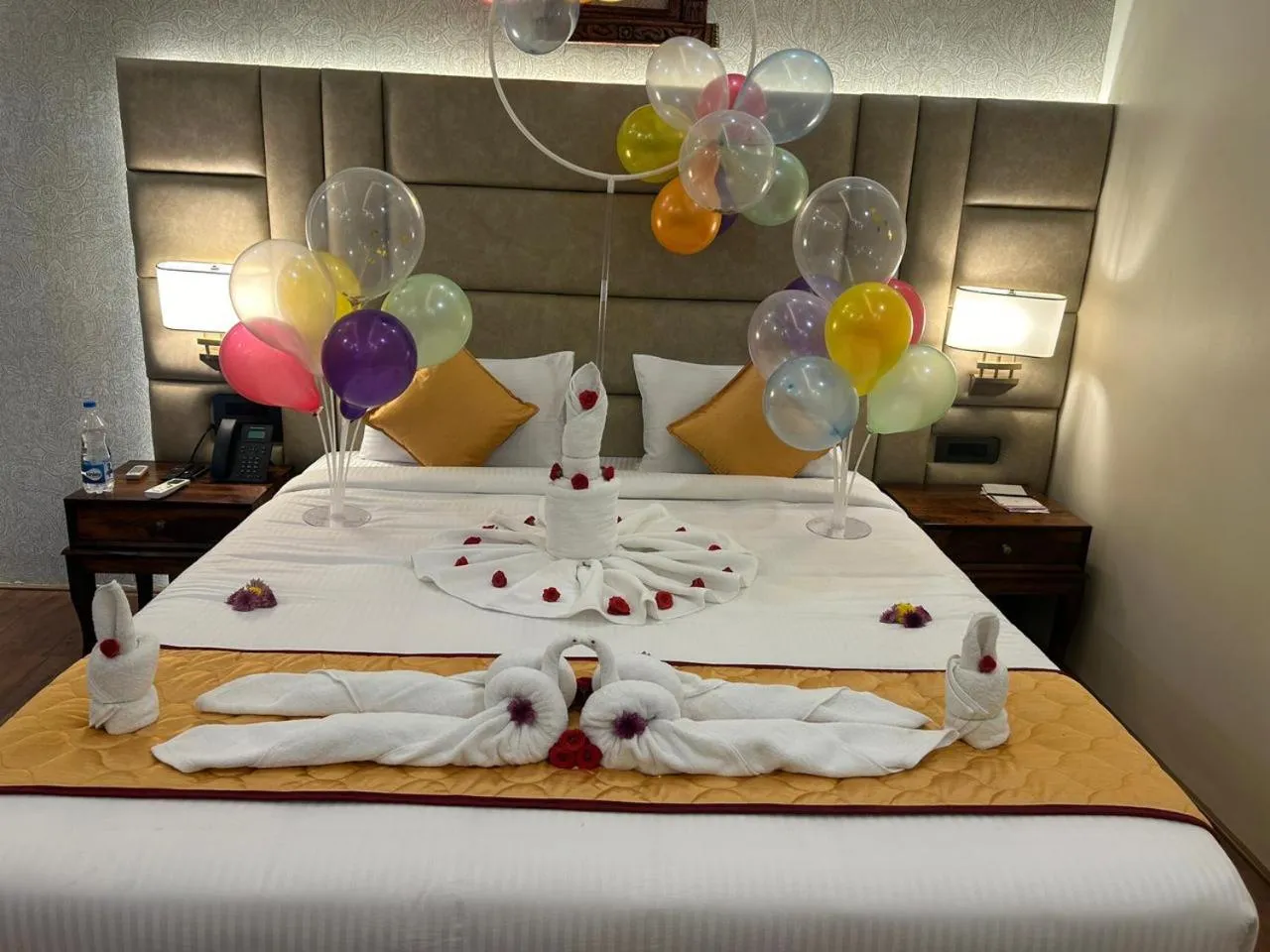 Bed in Lake Valley Resort and Spa Tirupati, 27 kms from Talakona Waterfall