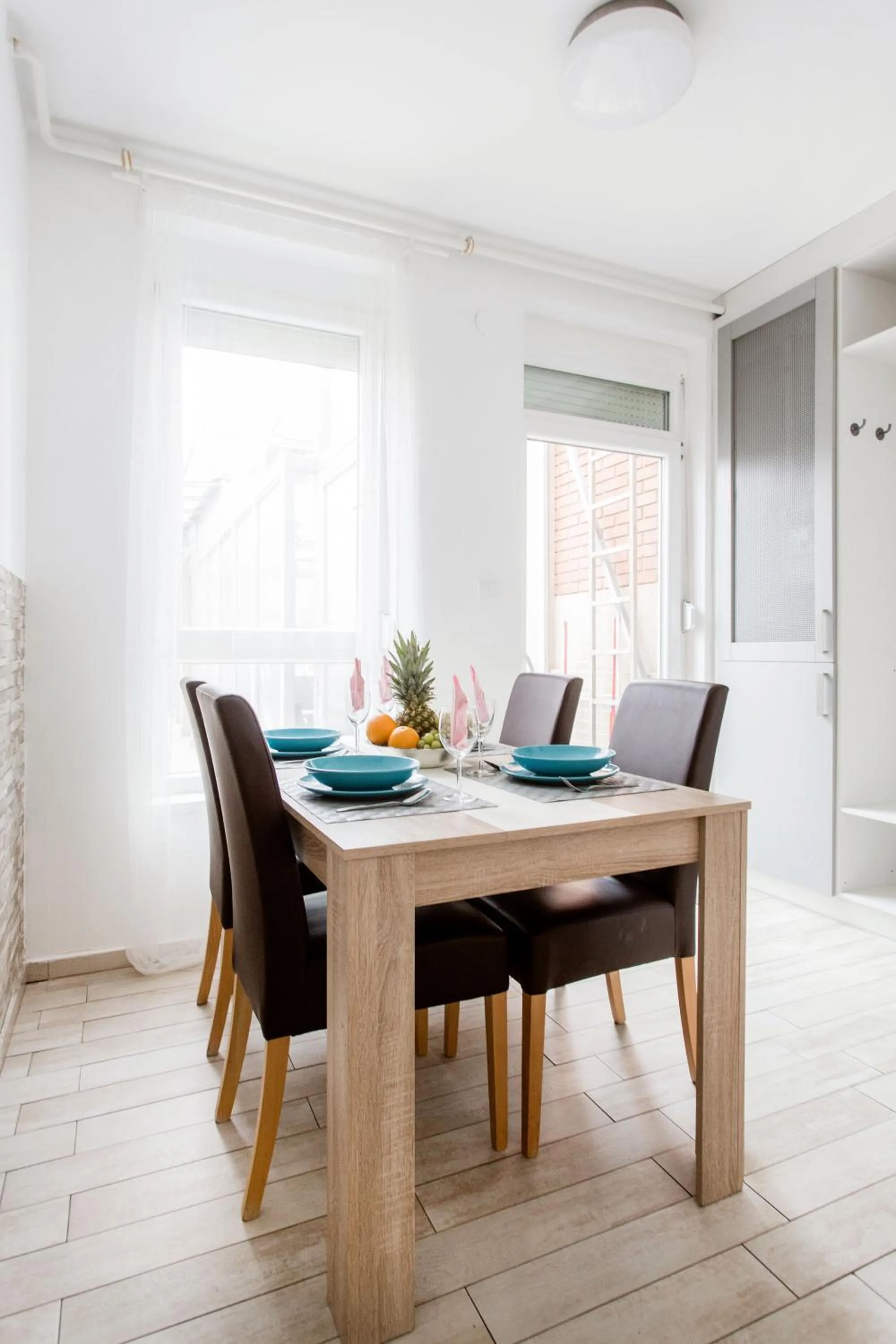 Dining area in Grand Budapest Apartments