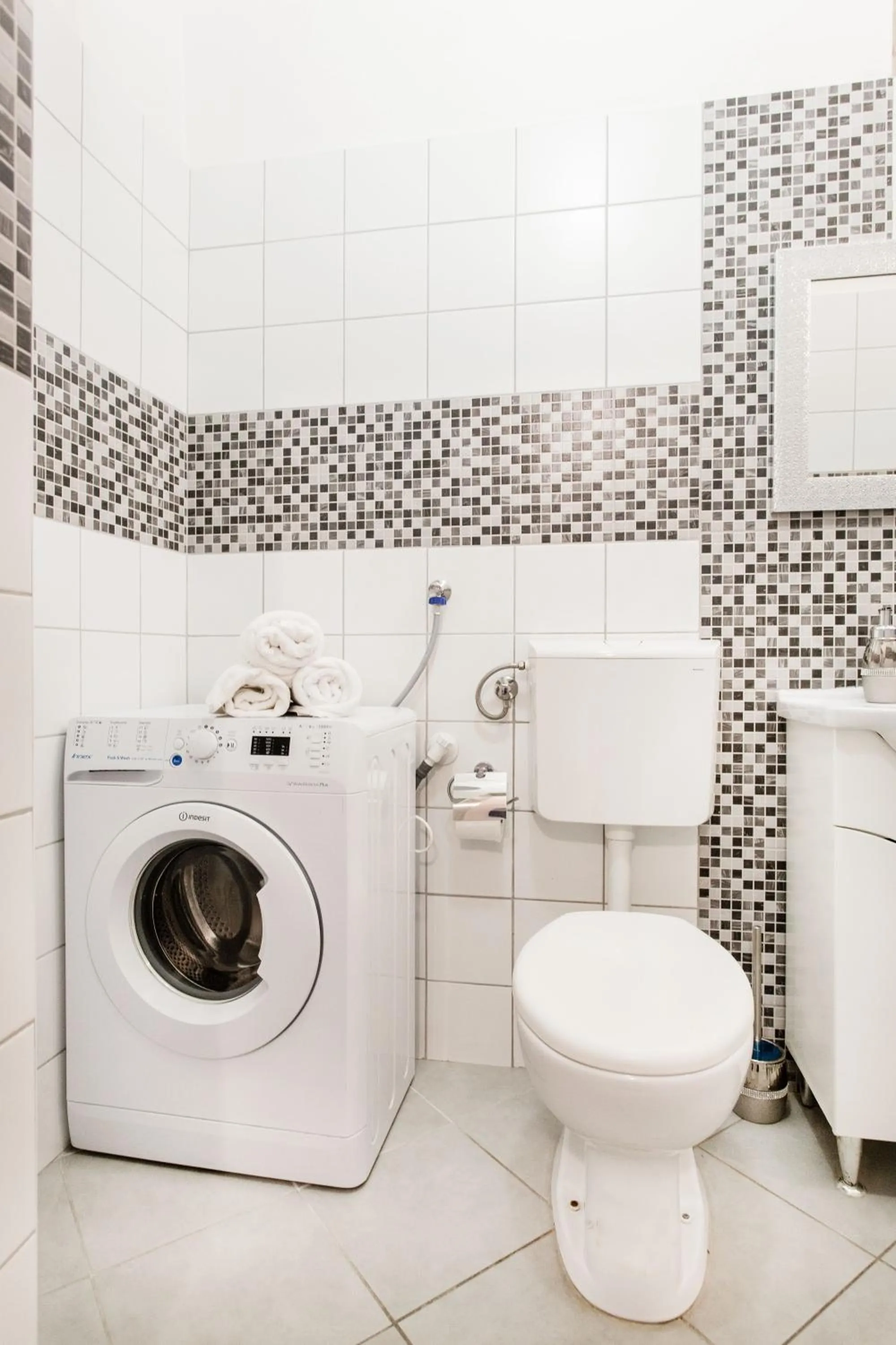 Bathroom in Grand Budapest Apartments