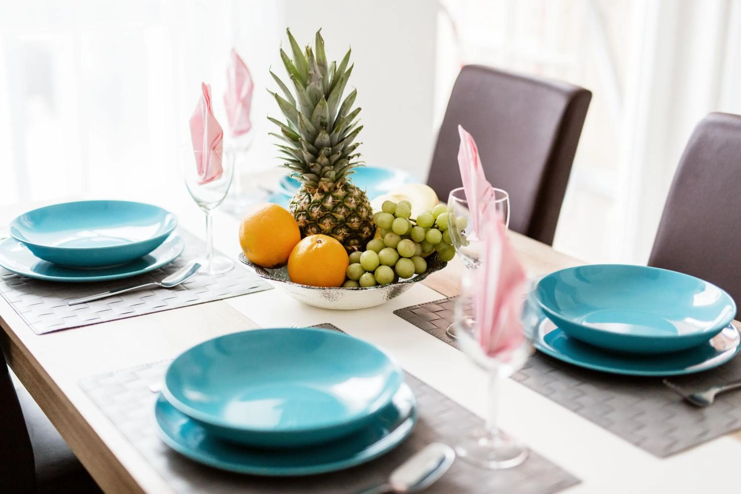 Dining area in Grand Budapest Apartments