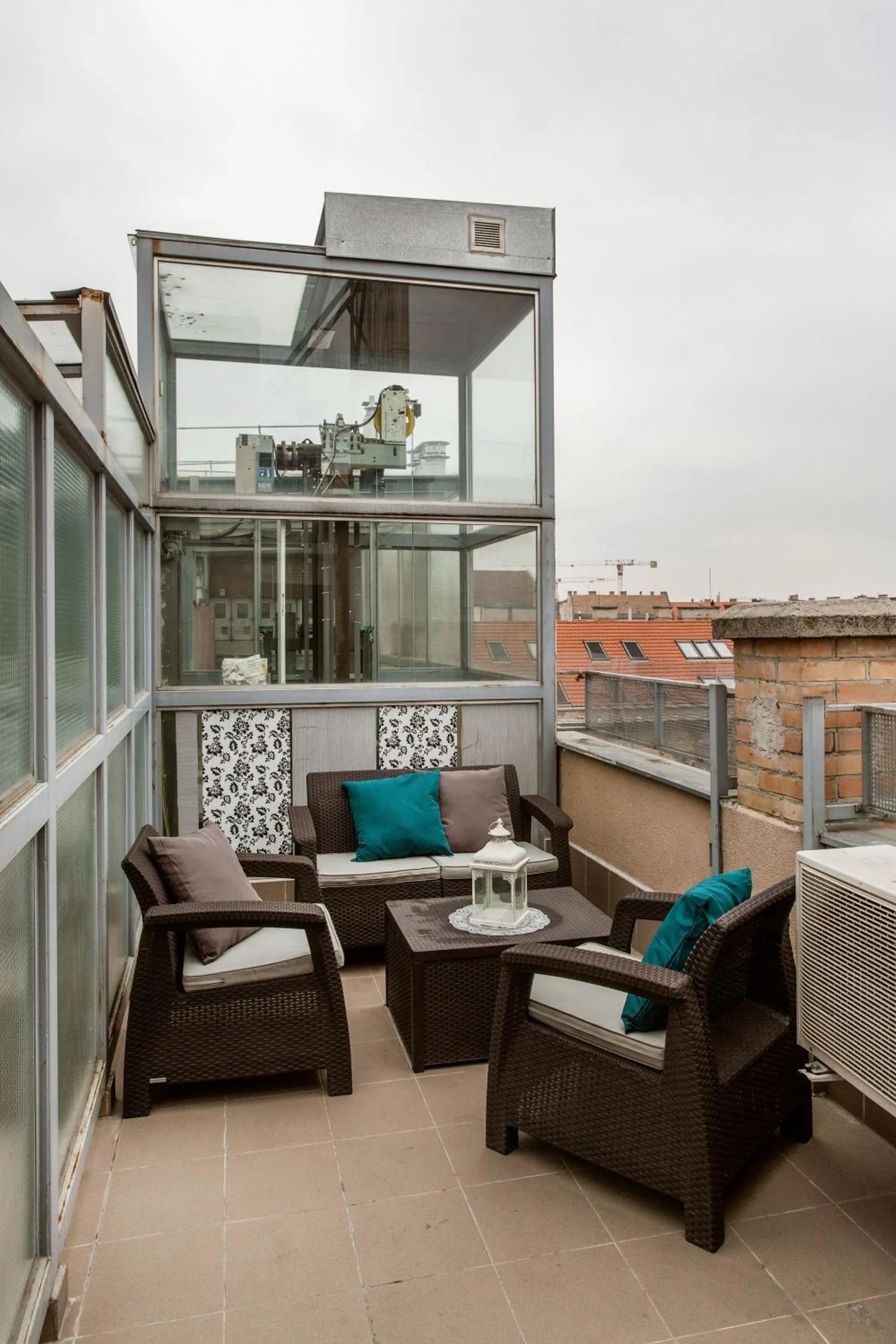 Balcony/Terrace in Grand Budapest Apartments