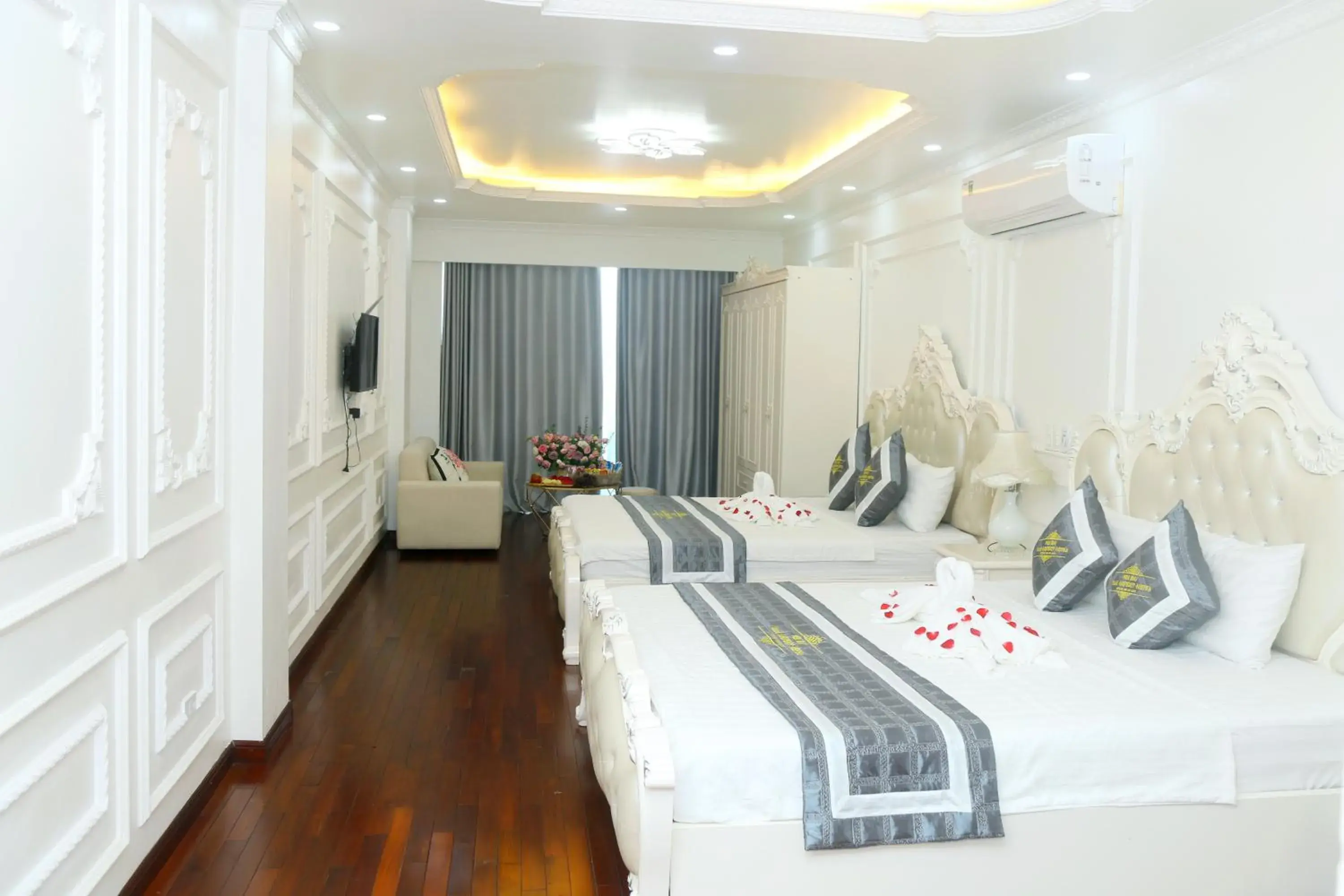 Twin Room with City View in Noi Bai Ville Airport Hotel Twin Room with City View in Noi Bai Ville Airport Hotel