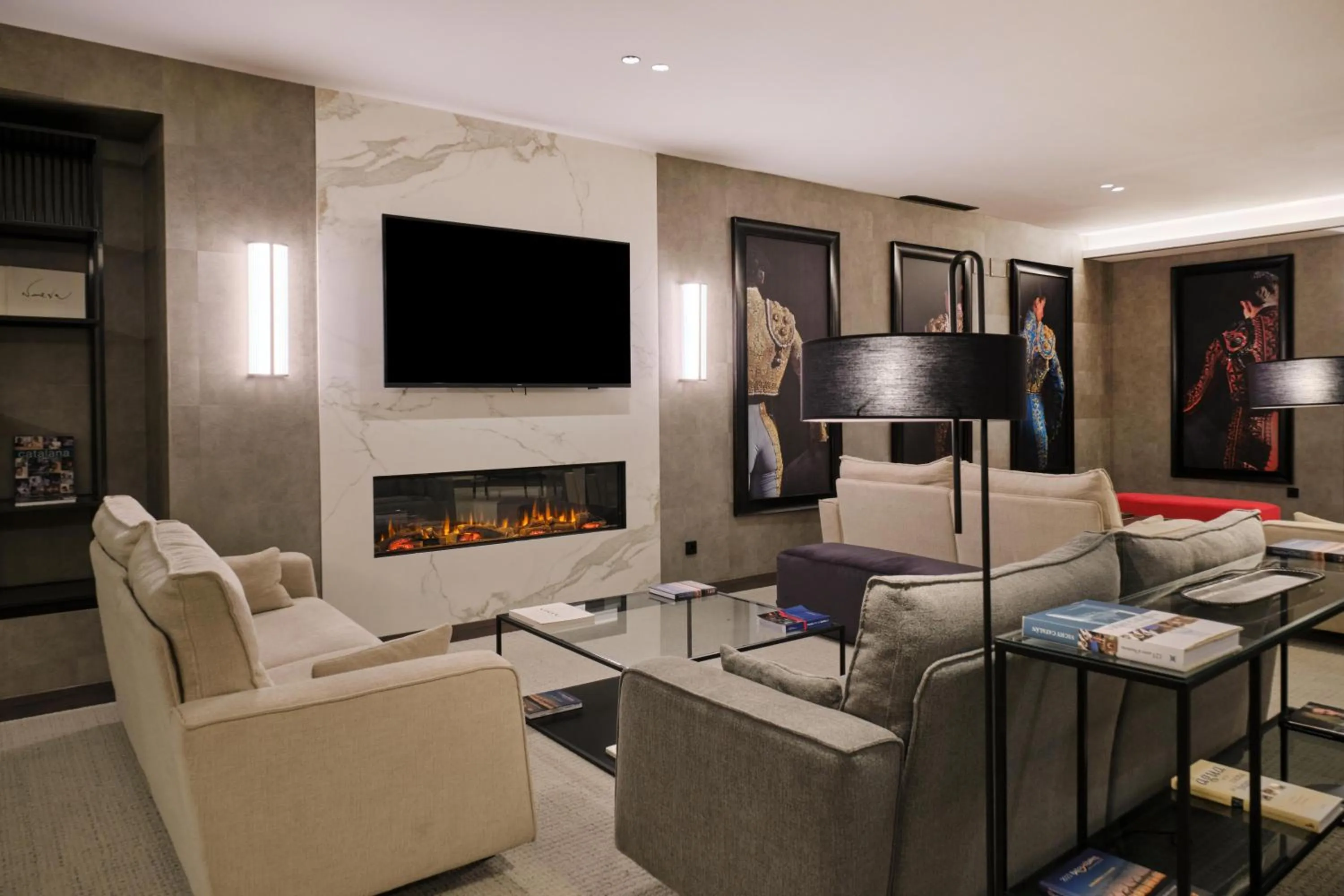 Lobby or reception in 1881 Madrid Ventas Hotel