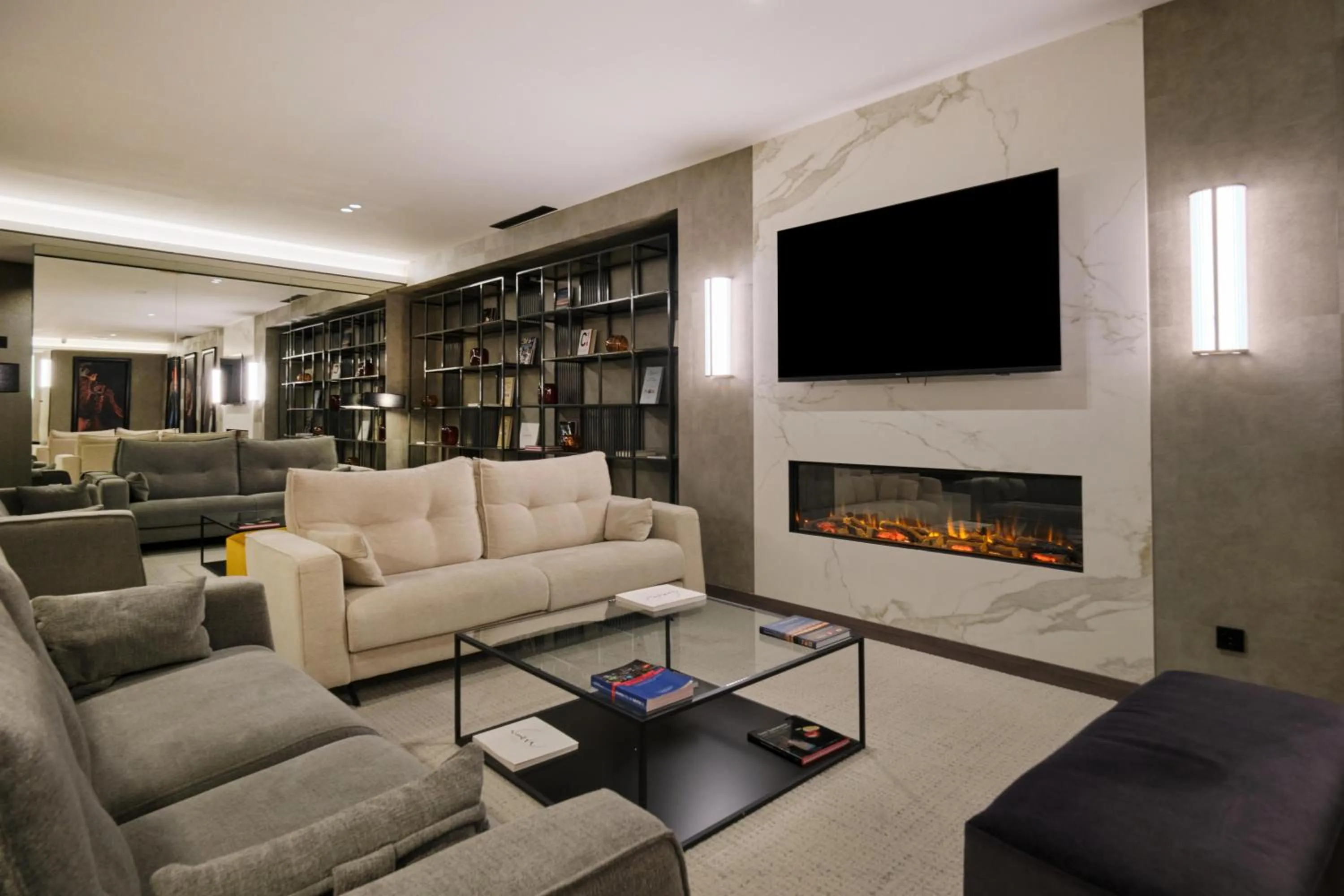 Lobby or reception in 1881 Madrid Ventas Hotel