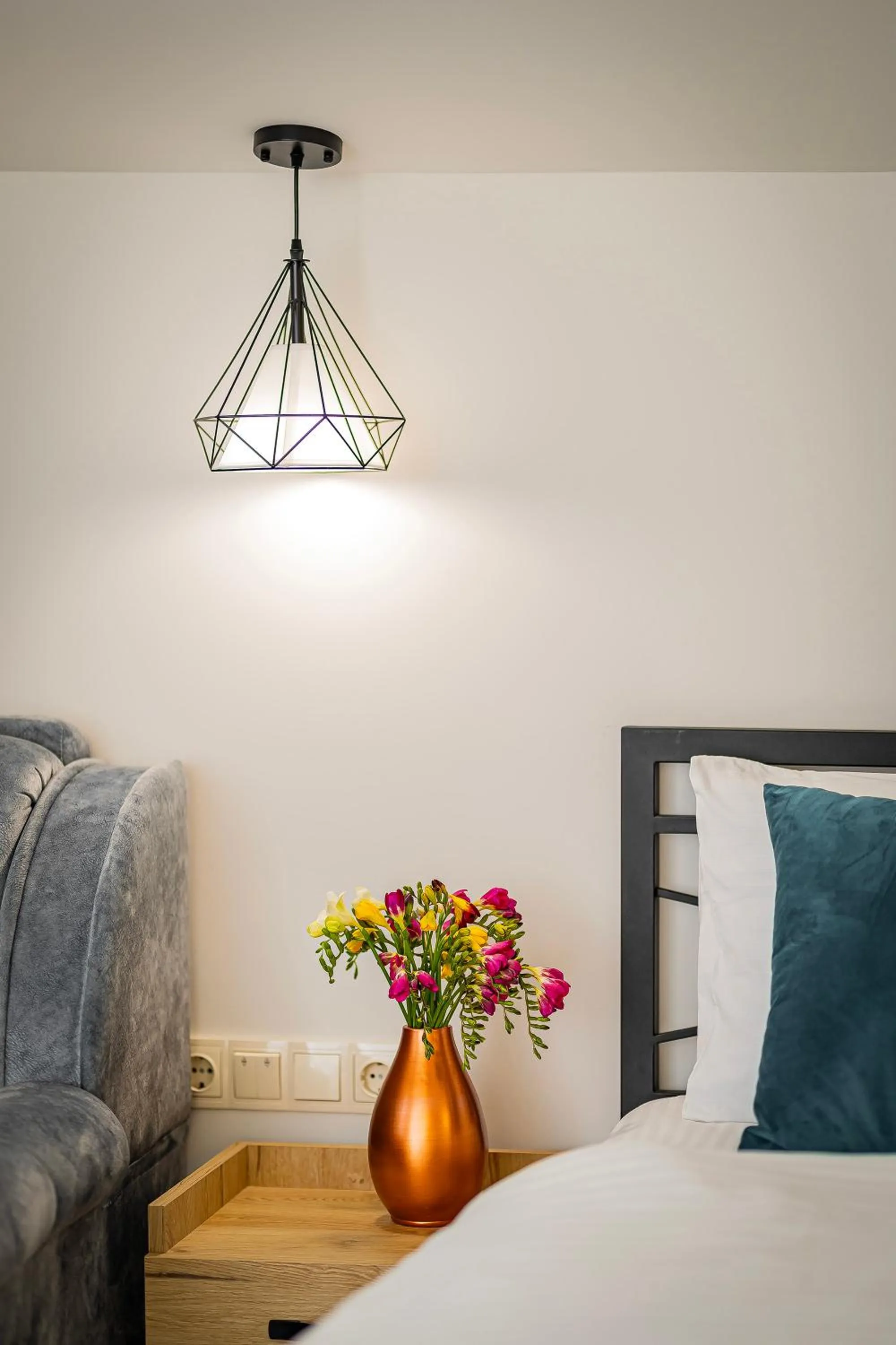 Bed in Taniqinn Dilijan Hotel