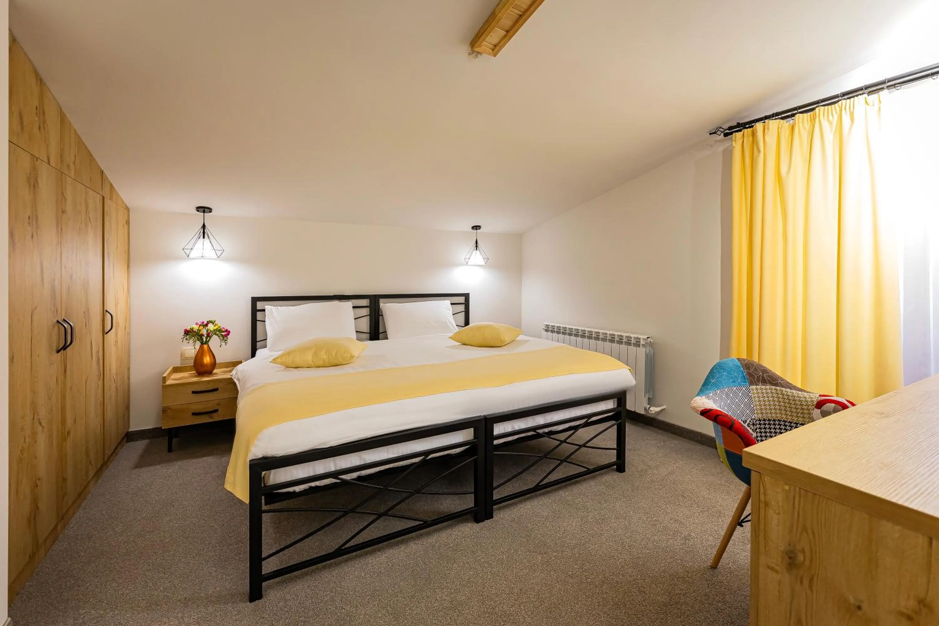 Bed in Taniqinn Dilijan Hotel