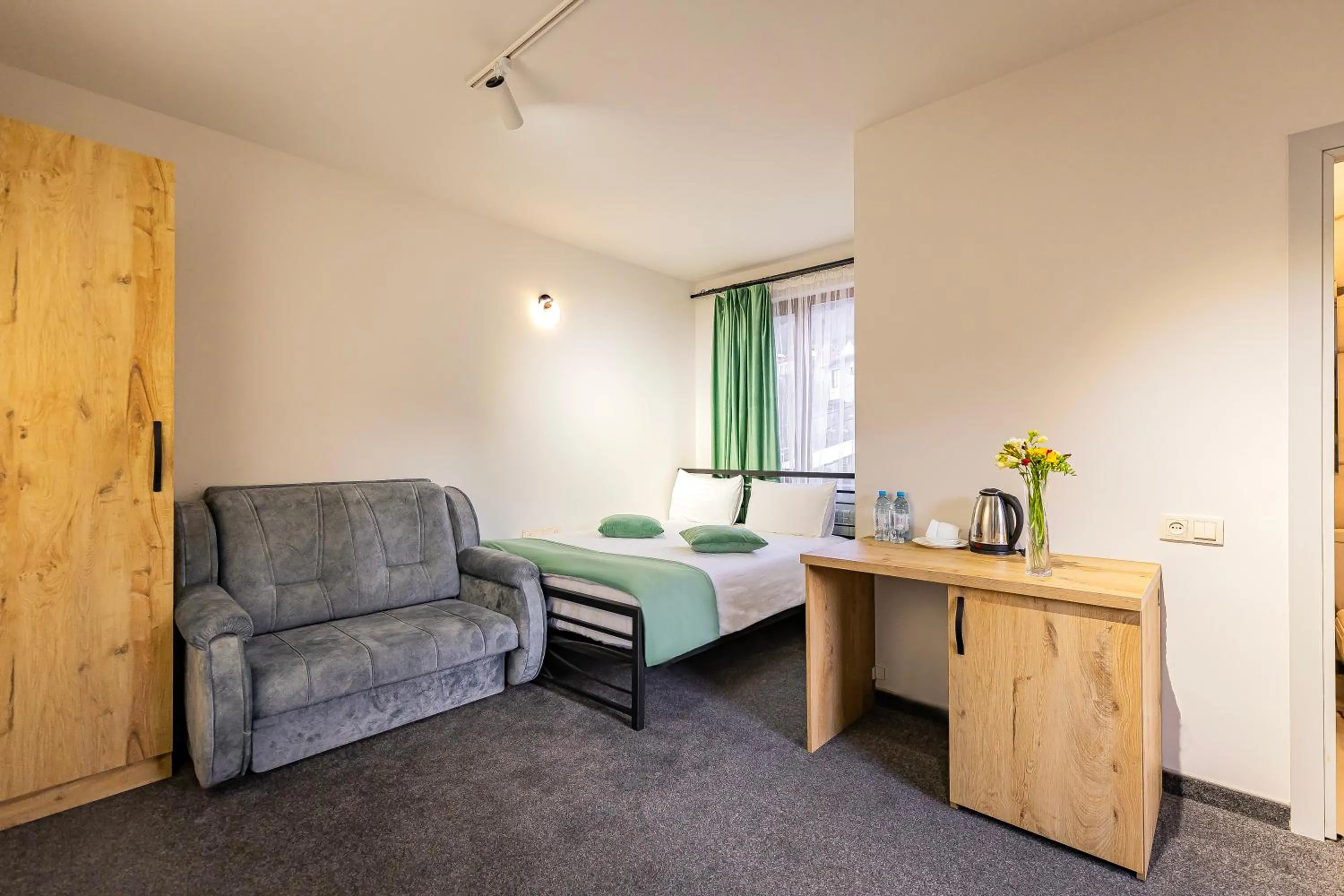 Bed in Taniqinn Dilijan Hotel