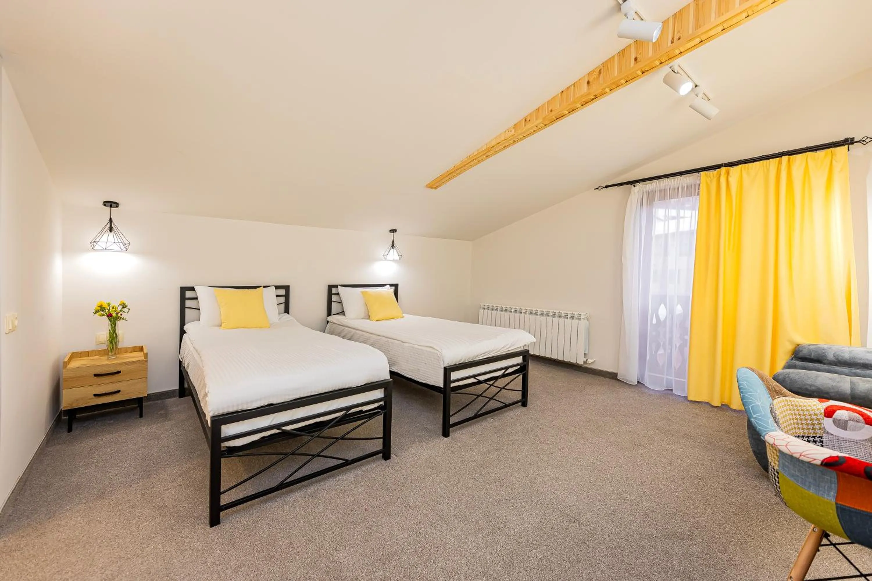 Bed in Taniqinn Dilijan Hotel