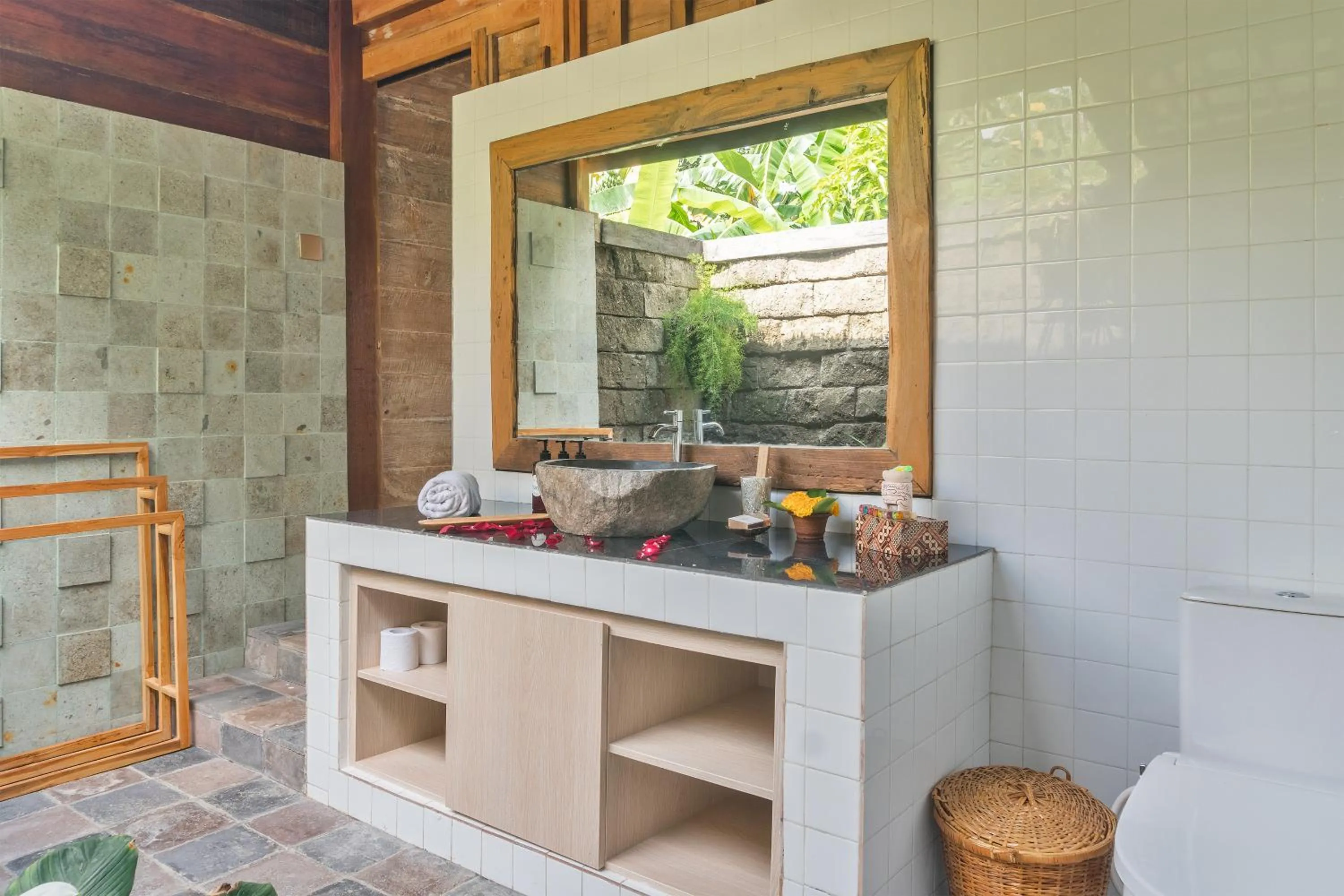Bathroom in Nunu Bali Eco Friendly Retreat