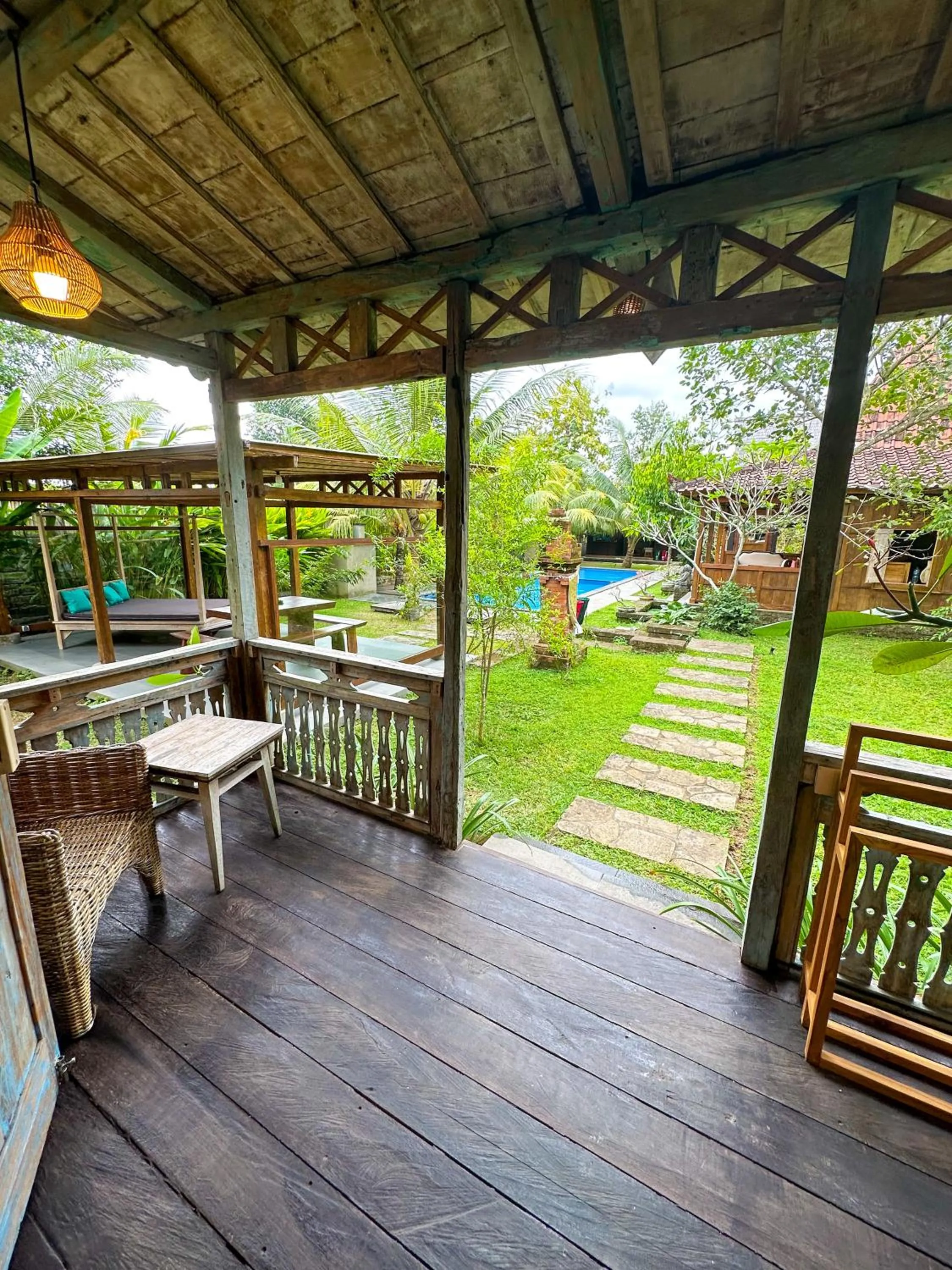 Patio in Nunu Bali Eco Friendly Retreat