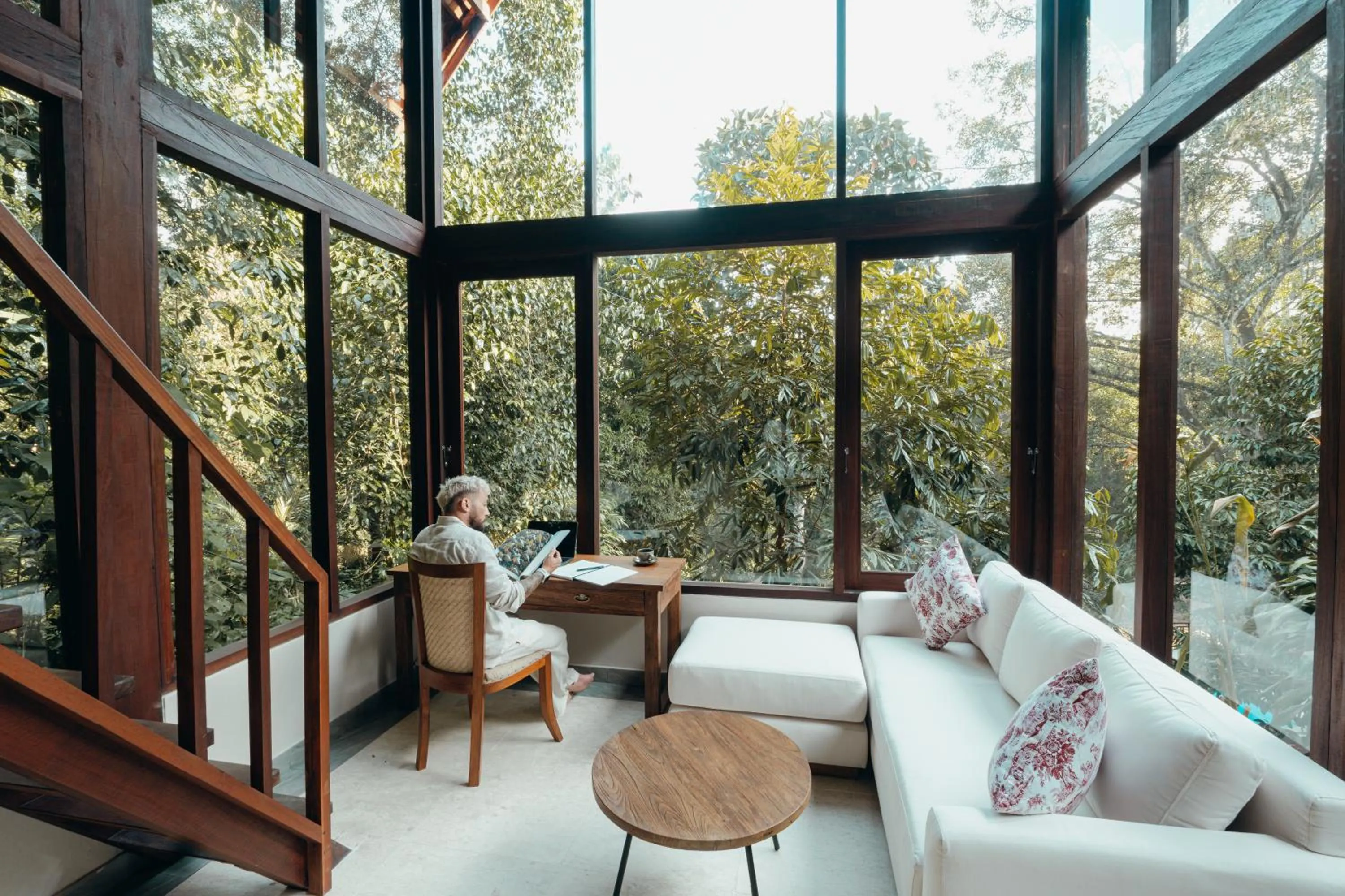 Living room in Nunu Bali Eco Friendly Retreat