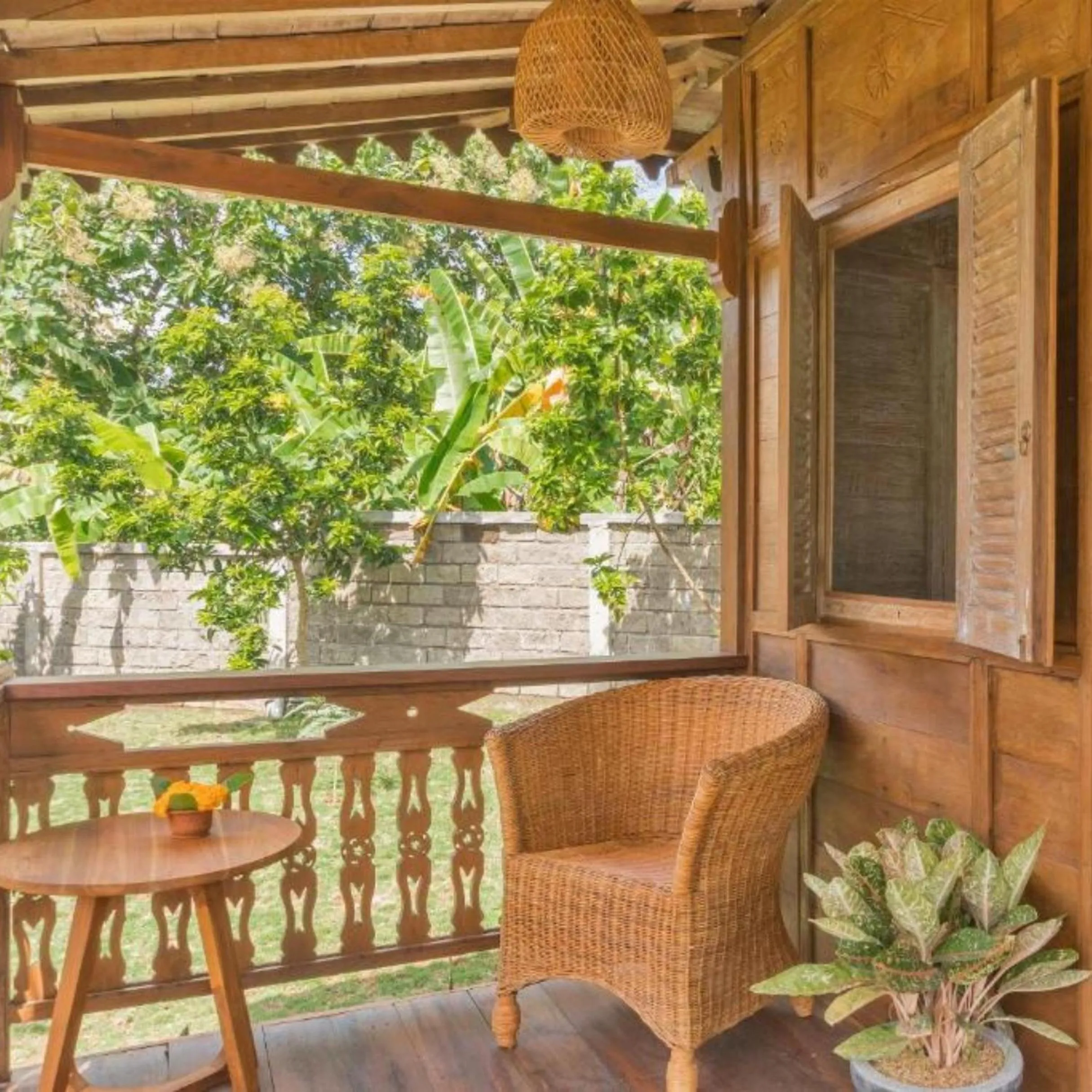 Seating area in Nunu Bali Eco Friendly Retreat