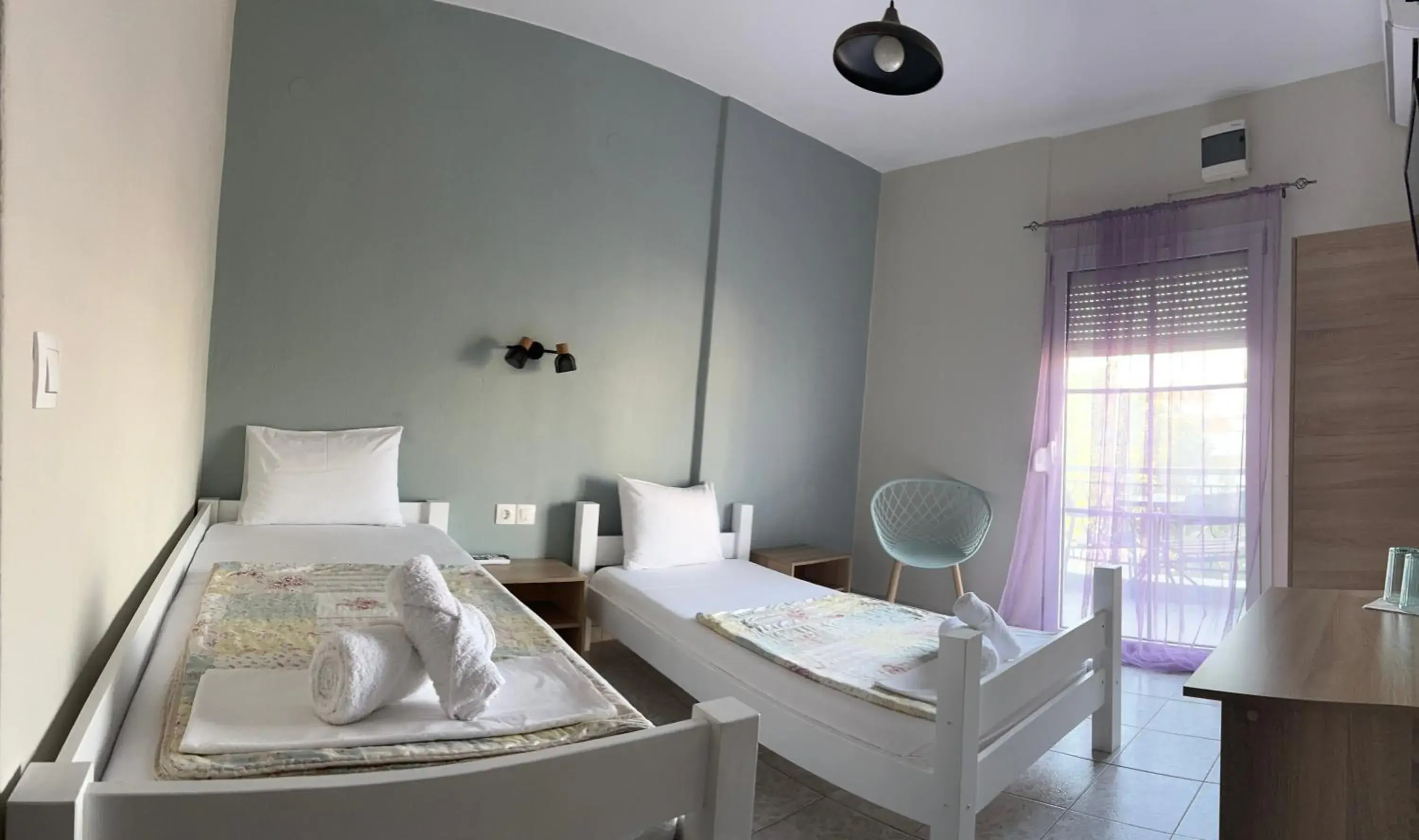 Twin Room with Balcony in Hotel Astro Twin Room with Balcony in Hotel Astro