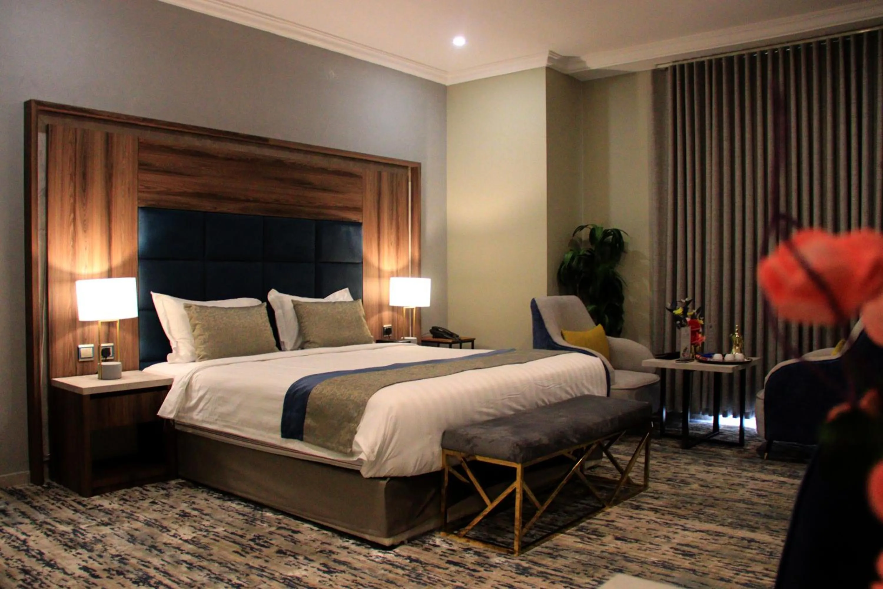 Bed in شقق سوات للشقق المخدومة 4