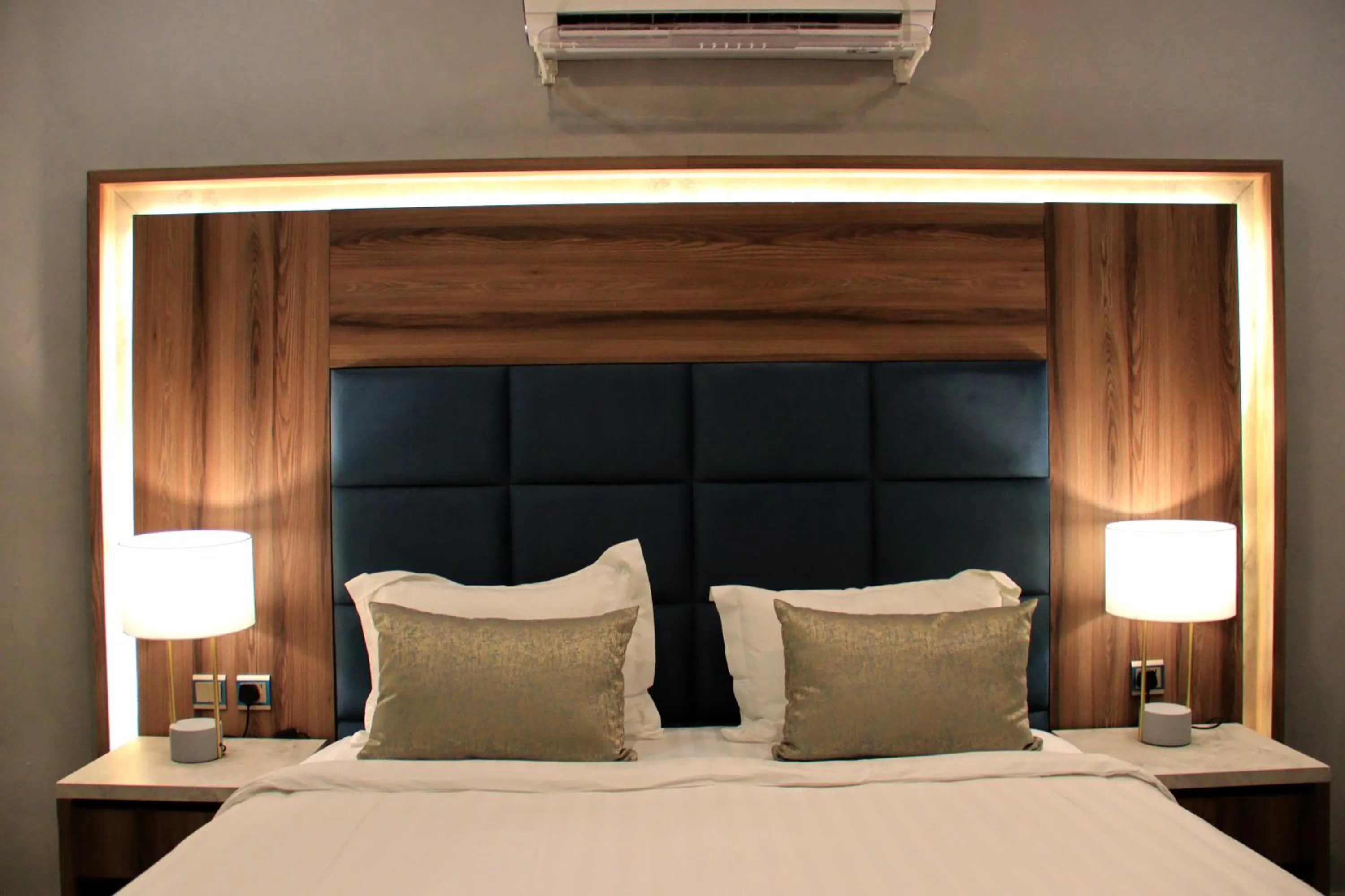 Bed in شقق سوات للشقق المخدومة 4