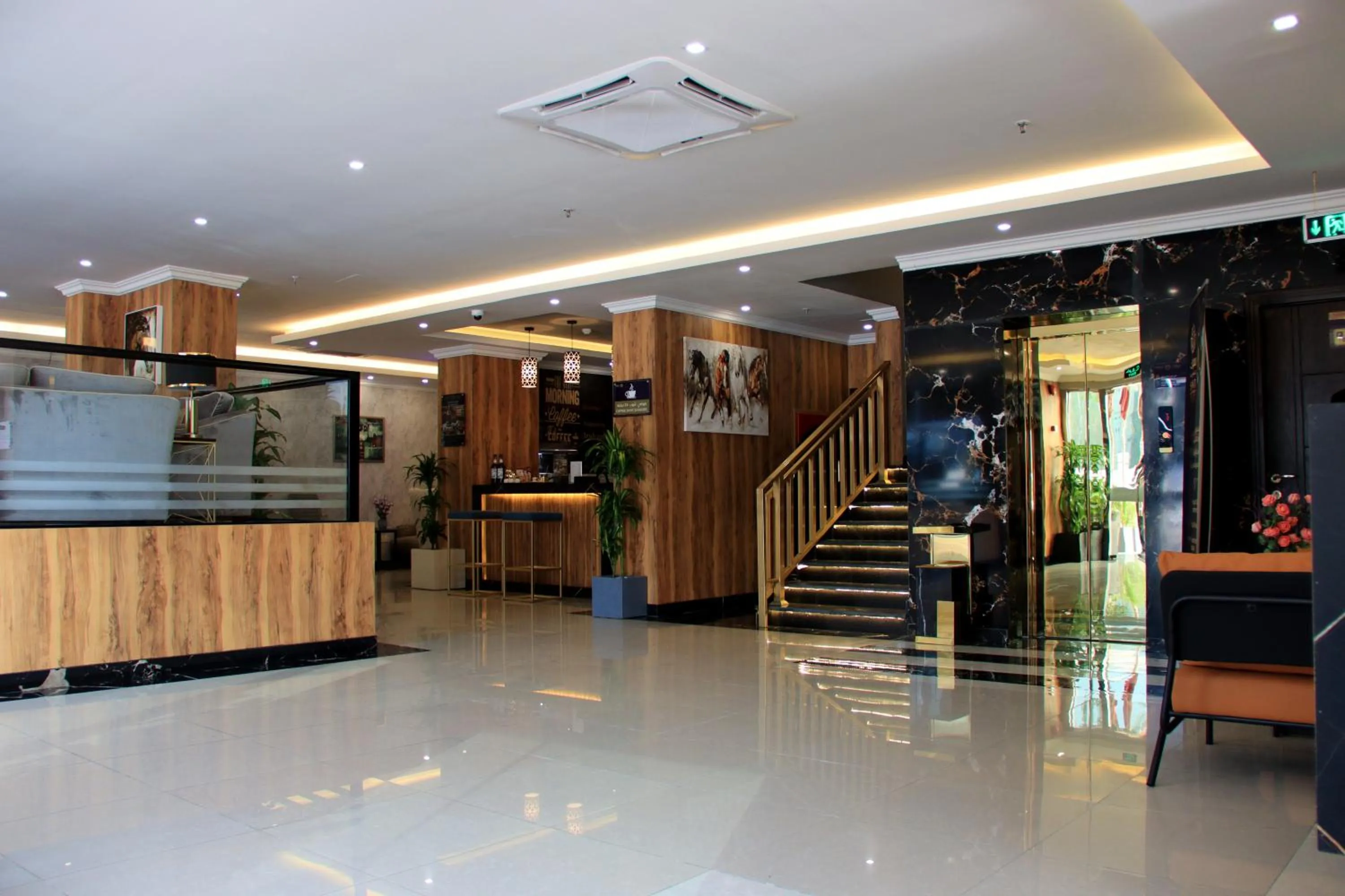 Lobby or reception in شقق سوات للشقق المخدومة 4