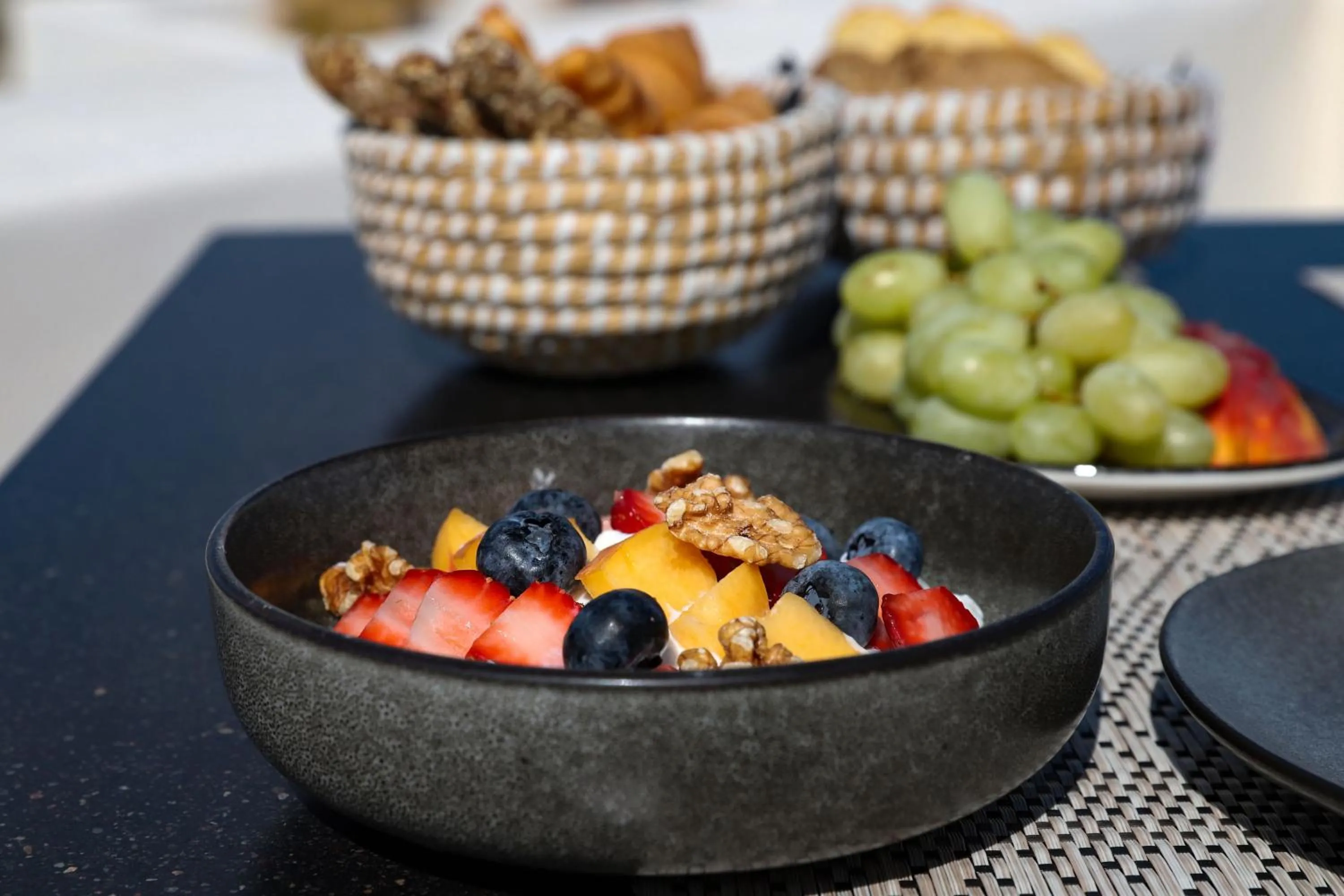 Food in Arxegono Cave Houses Santorini
