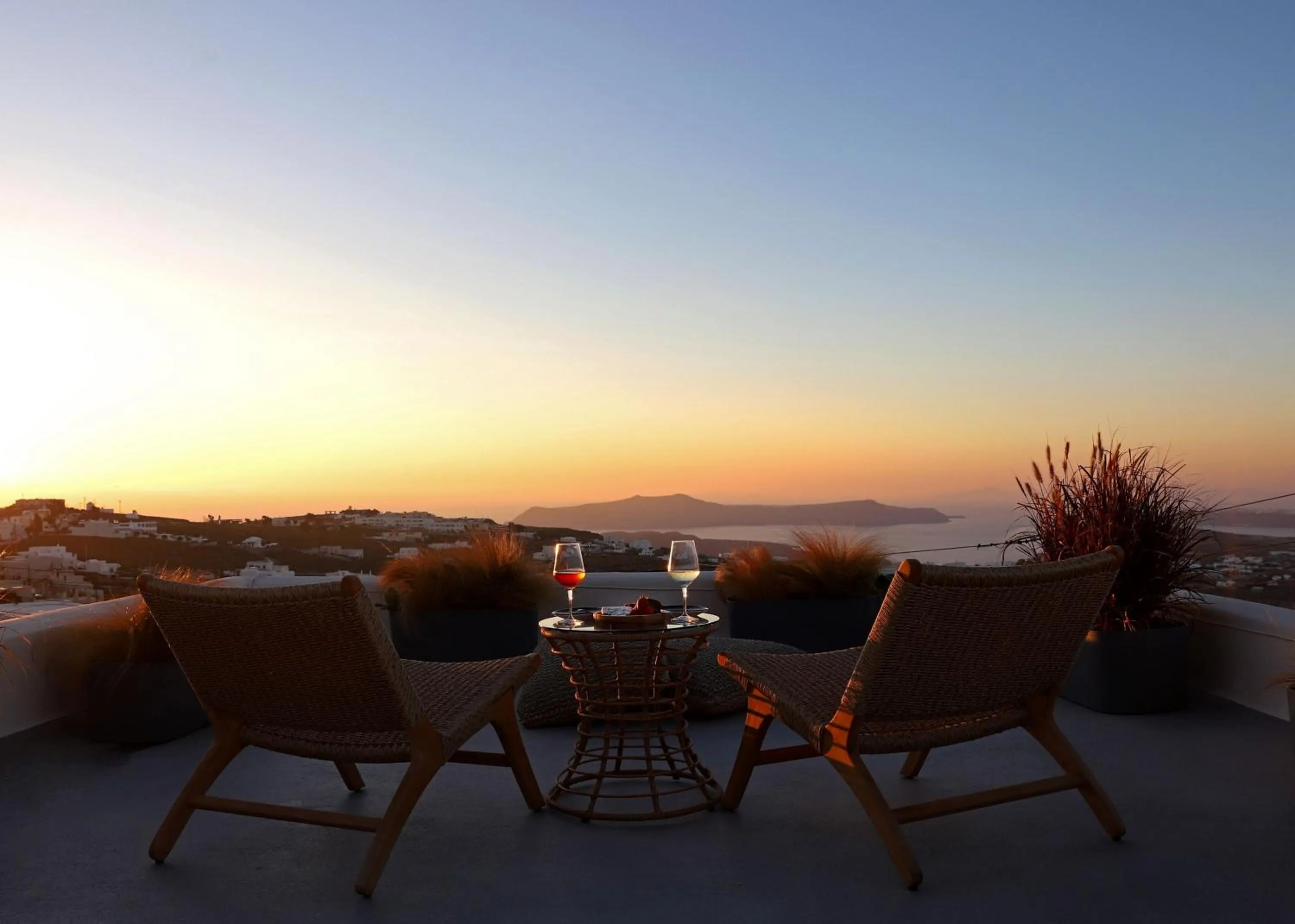Balcony/Terrace in Arxegono Cave Houses Santorini