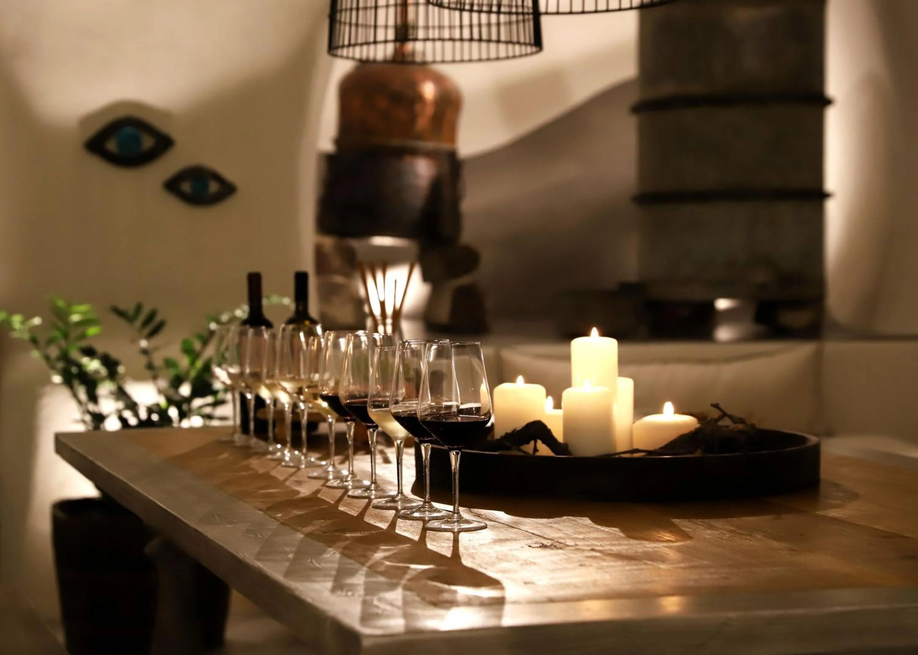 Lounge or bar in Arxegono Cave Houses Santorini