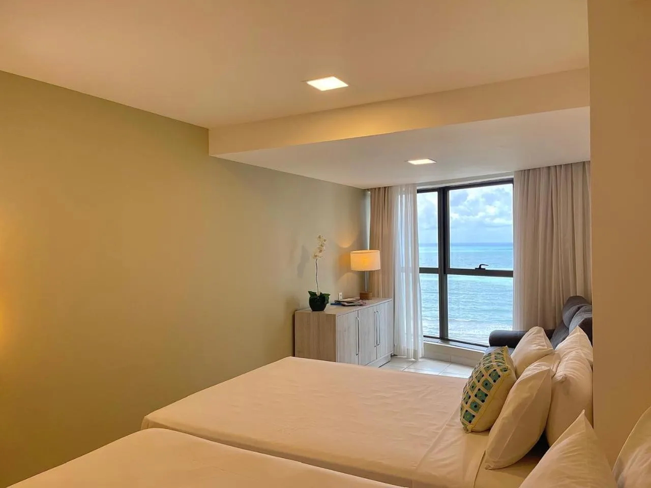 Natural landscape, Bed in HY Apartments & Hotels