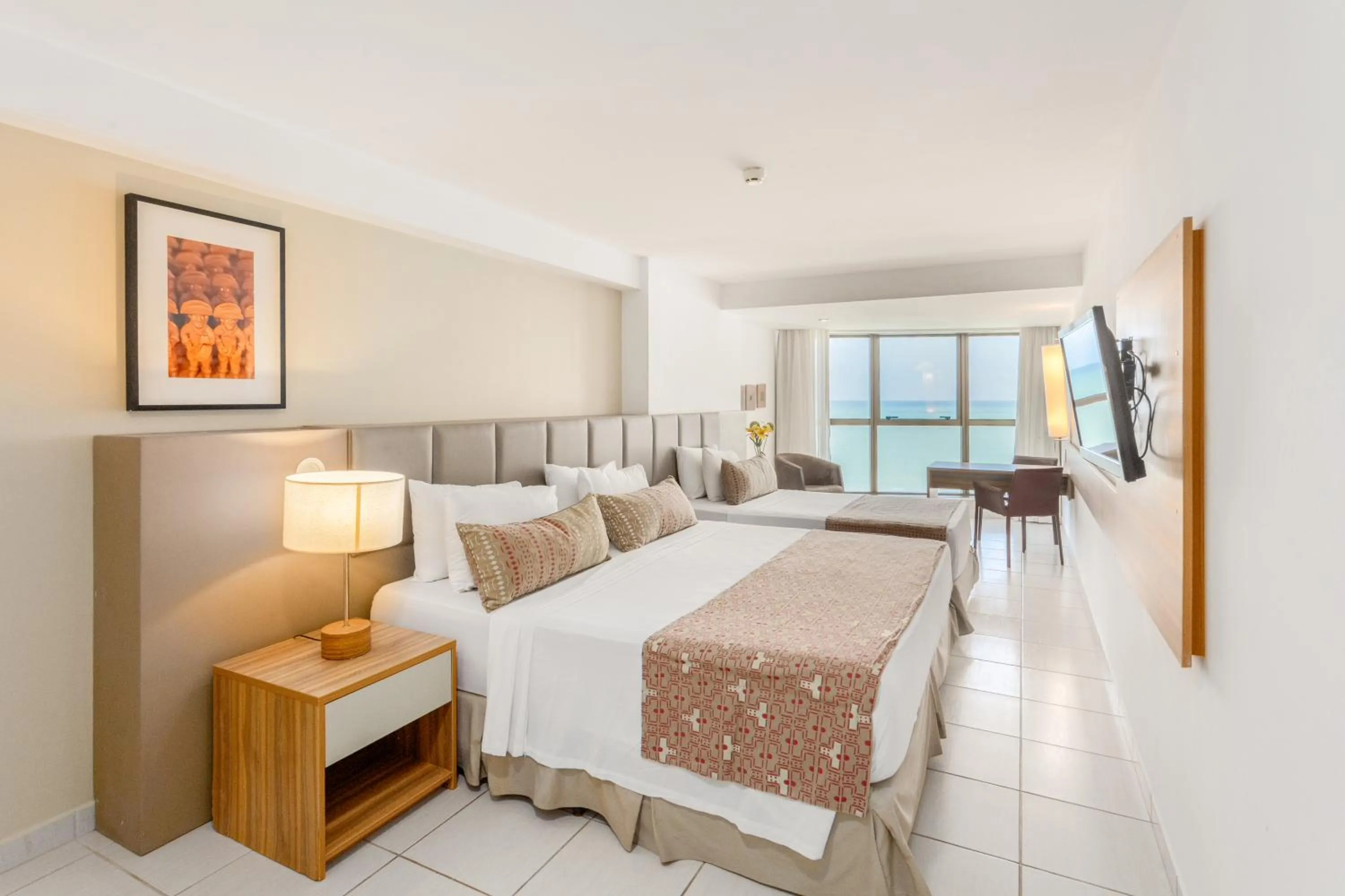 Bed in HY Apartaments & Hotels-Boa Viagem