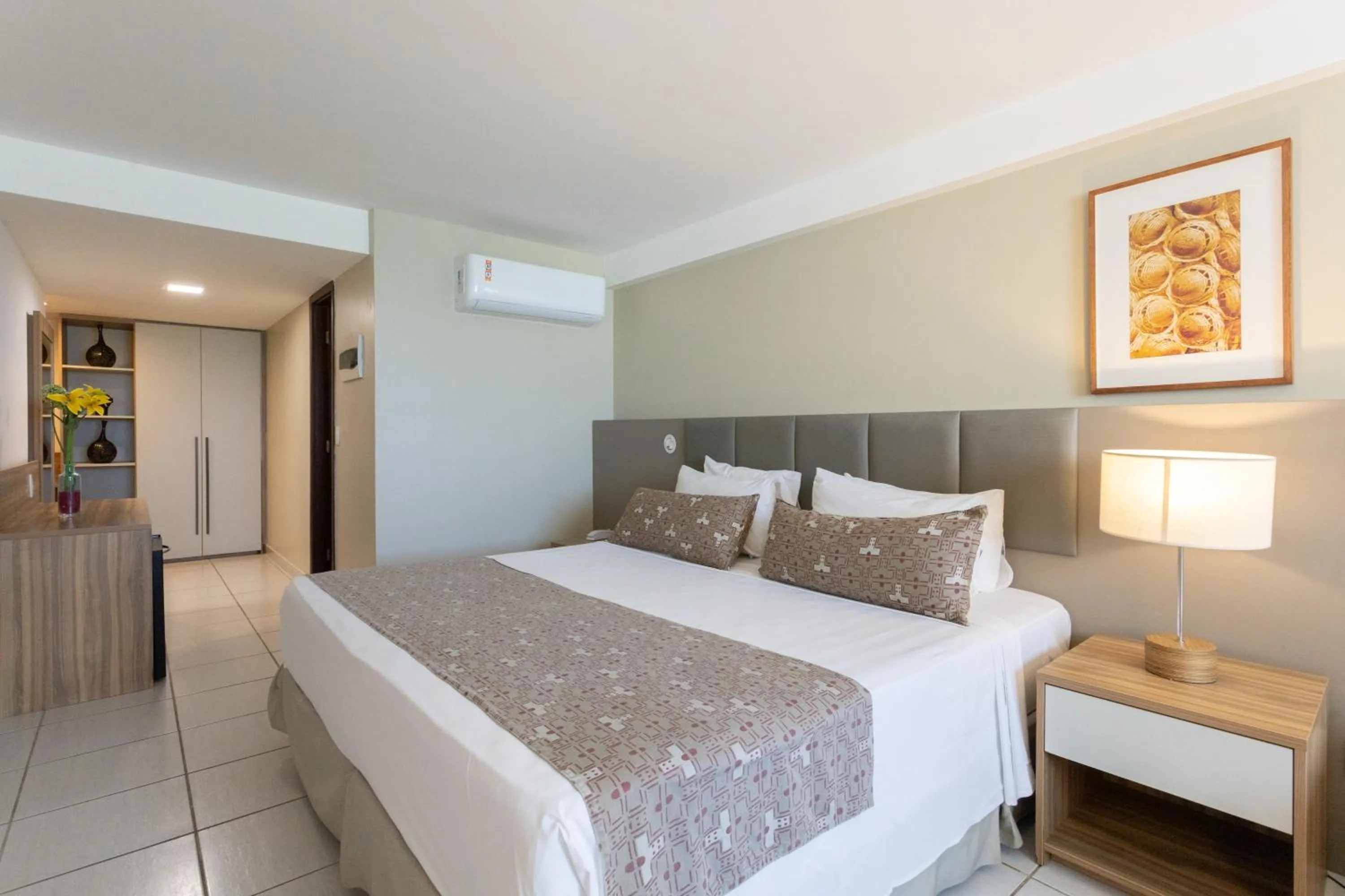 Bed in HY Apartaments & Hotels-Boa Viagem
