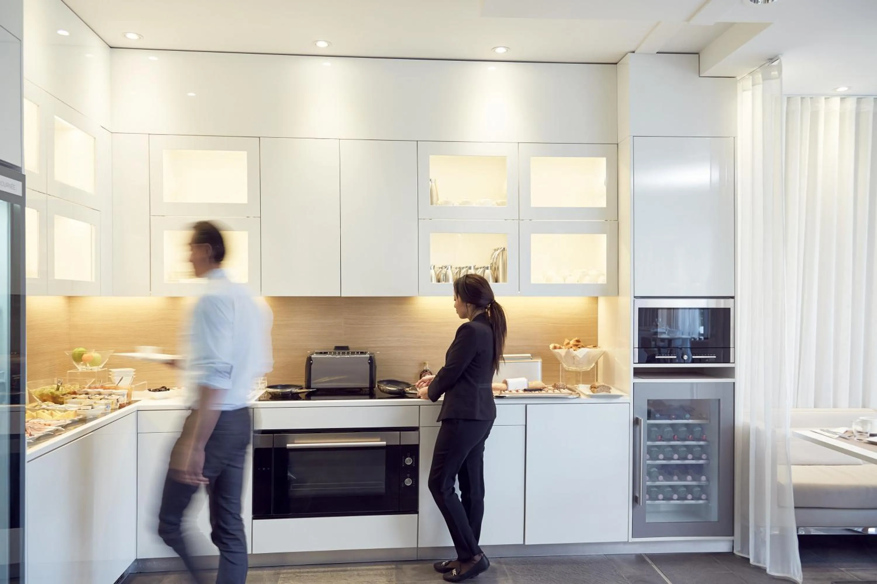 Communal kitchen in Mercure Hotel Golf Cap d'Agde