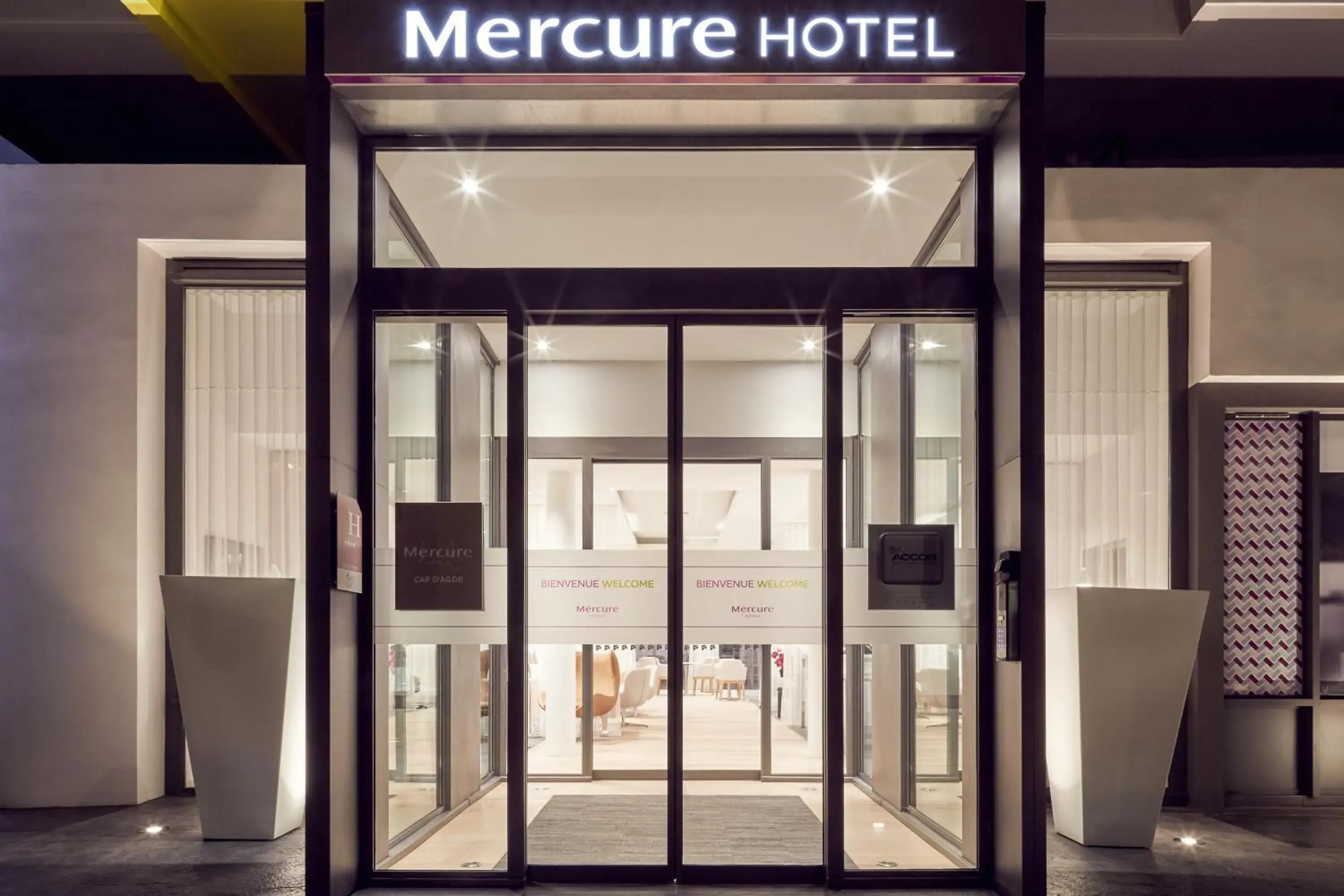 Facade/entrance in Mercure Hotel Golf Cap d'Agde Facade/entrance in Mercure Hotel Golf Cap d'Agde