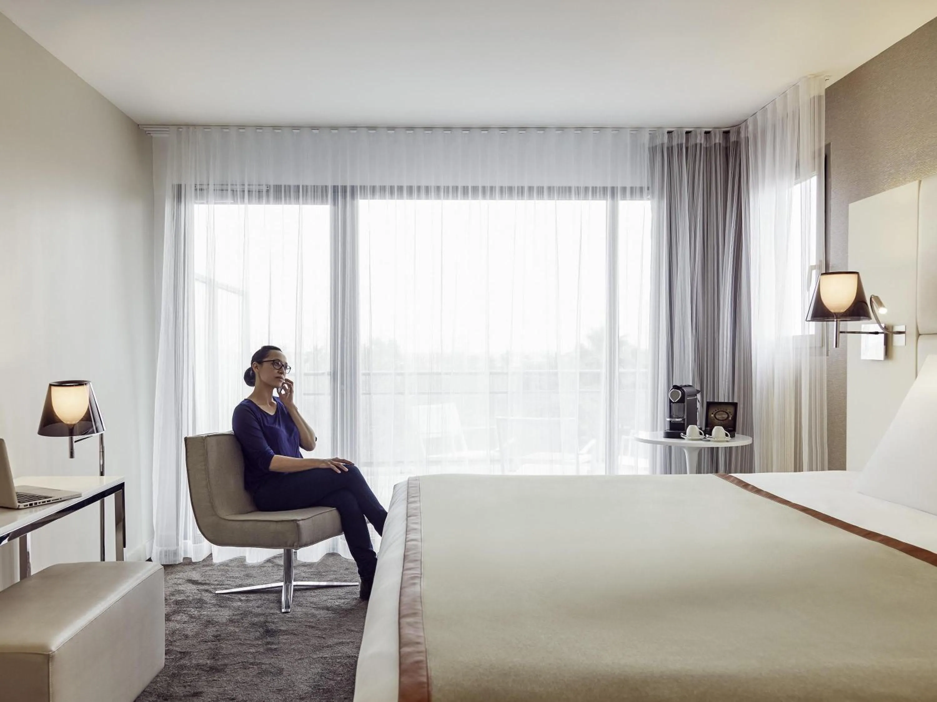 Bedroom, Bed in Mercure Hotel Golf Cap d'Agde