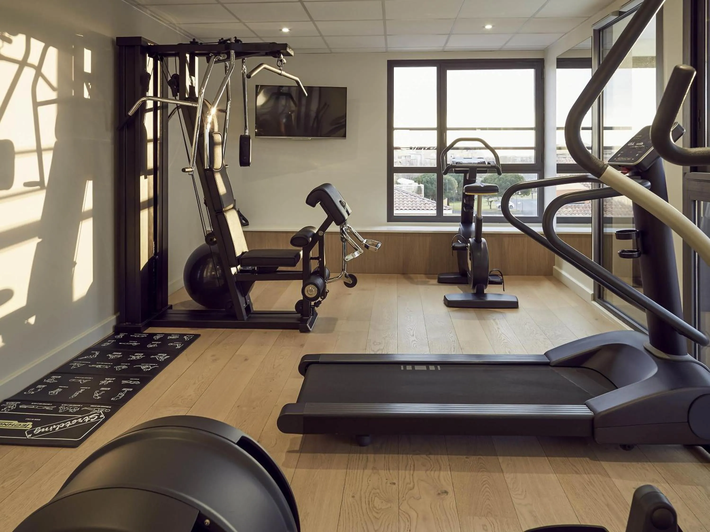 Fitness centre/facilities in Mercure Hotel Golf Cap d'Agde