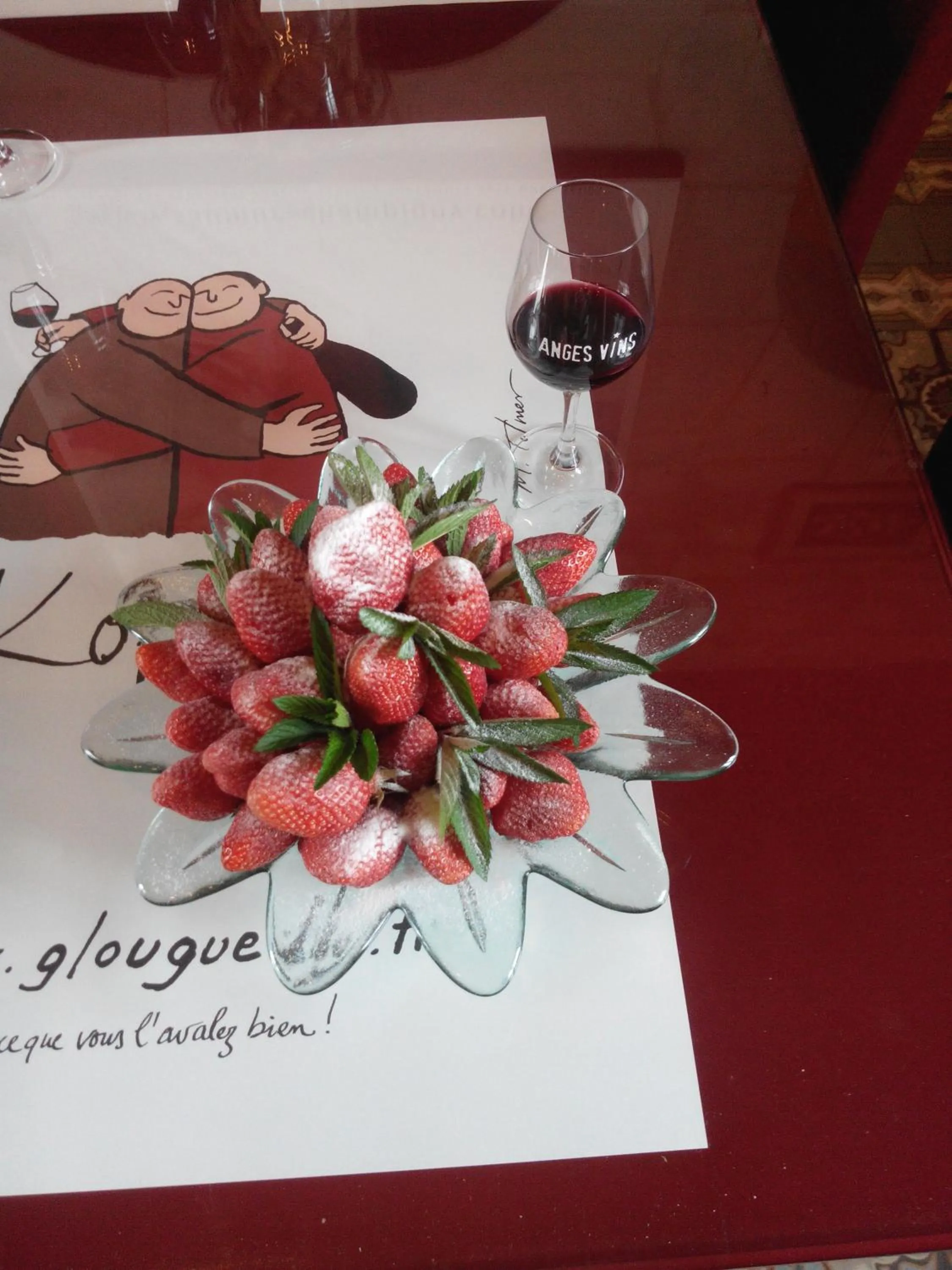 Food close-up in Villa Chanelle