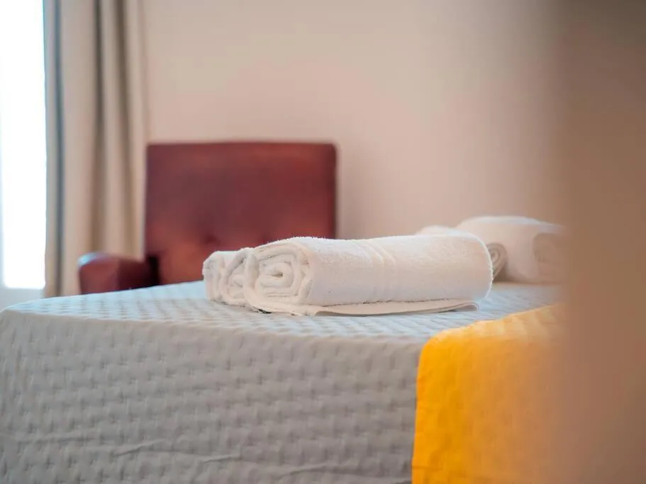 Bed in Myosotis luxury apartment