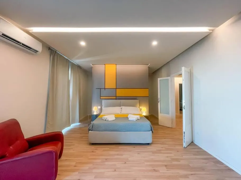 Bed in Myosotis luxury apartment