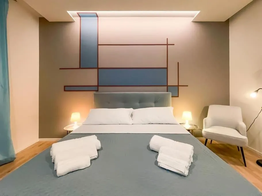 Bed in Myosotis luxury apartment
