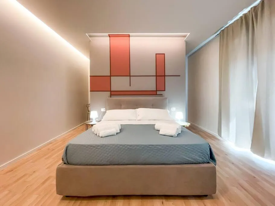 Bed in Myosotis luxury apartment