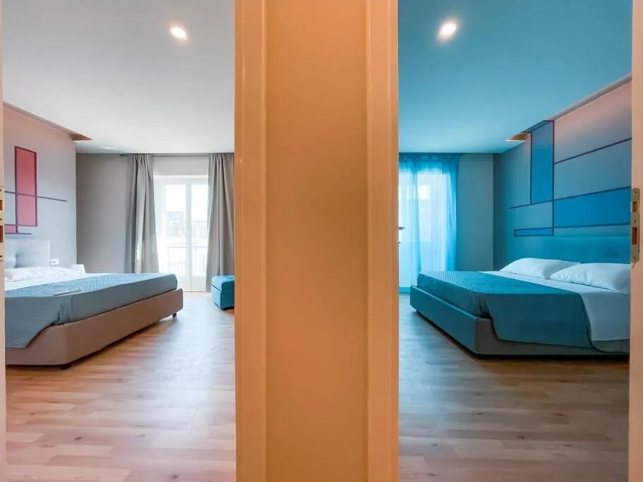 Bed in Myosotis luxury apartment