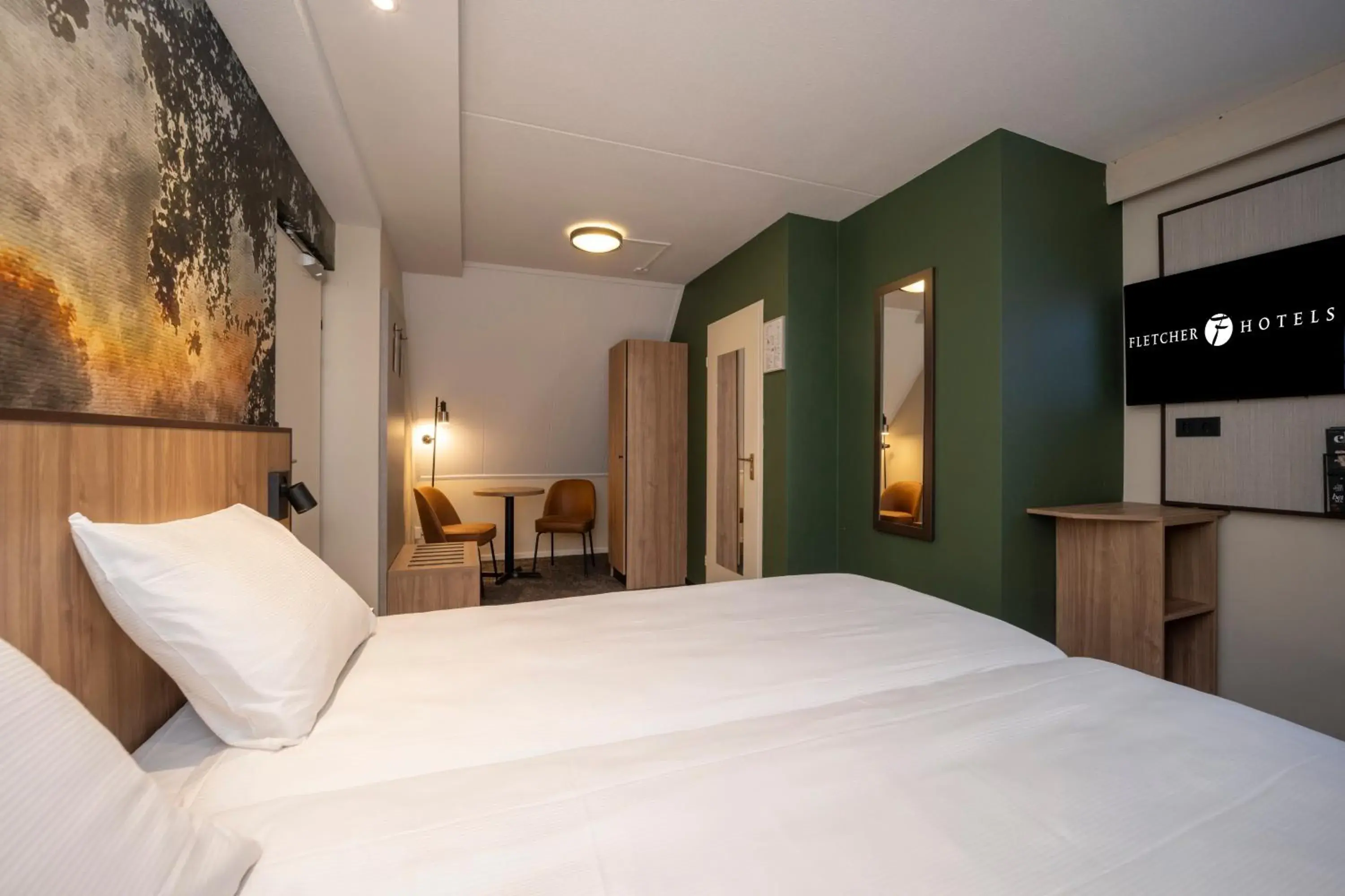 Bedroom, Bed in Fletcher Hotel Restaurant Rooland Bedroom, Bed in Fletcher Hotel Restaurant Rooland