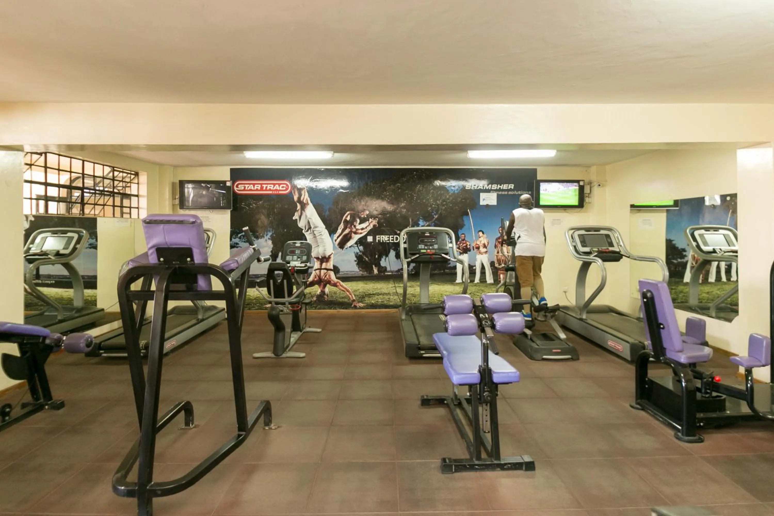 Fitness centre/facilities in Fahari Gardens Hotel