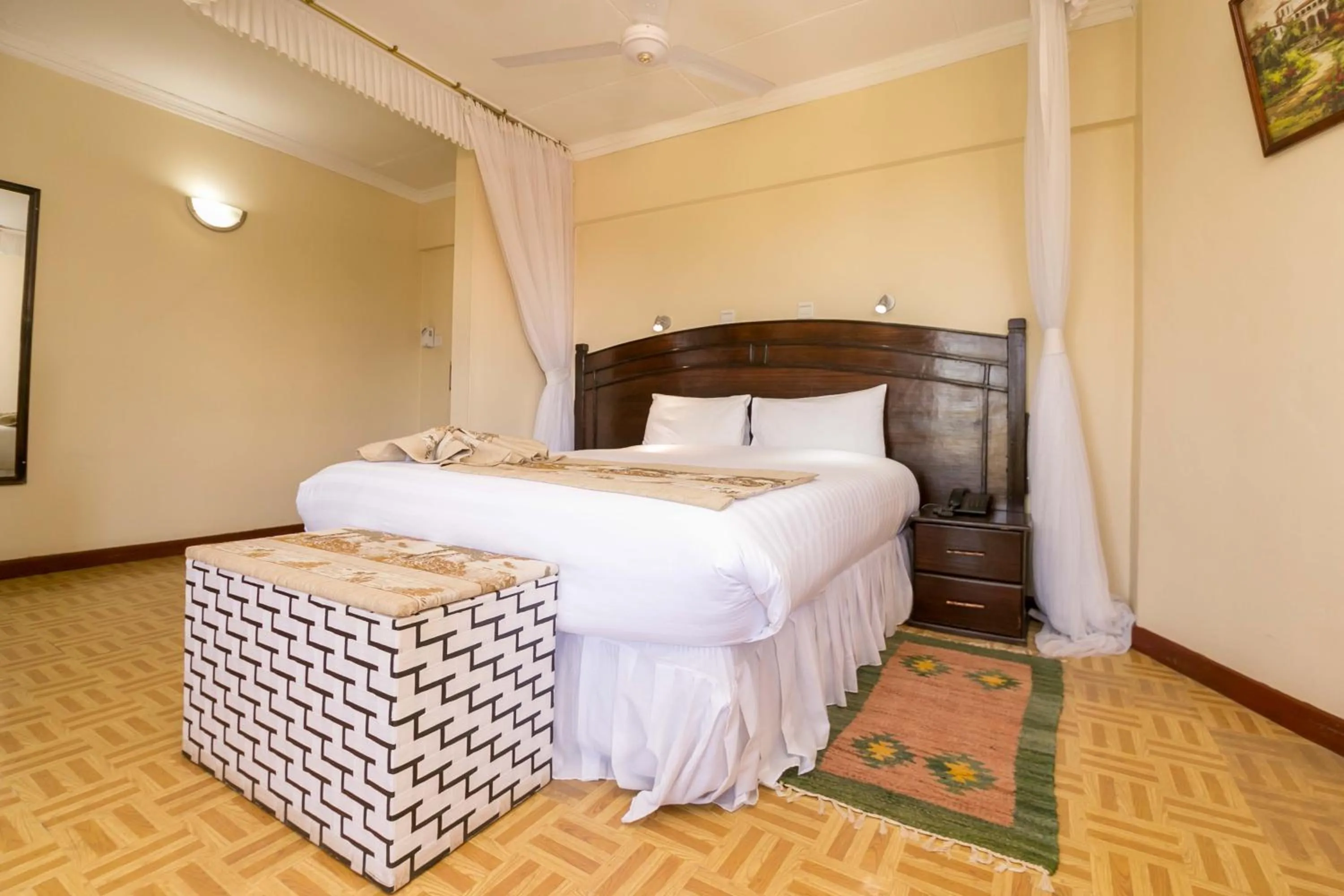 Bed in Fahari Gardens Hotel