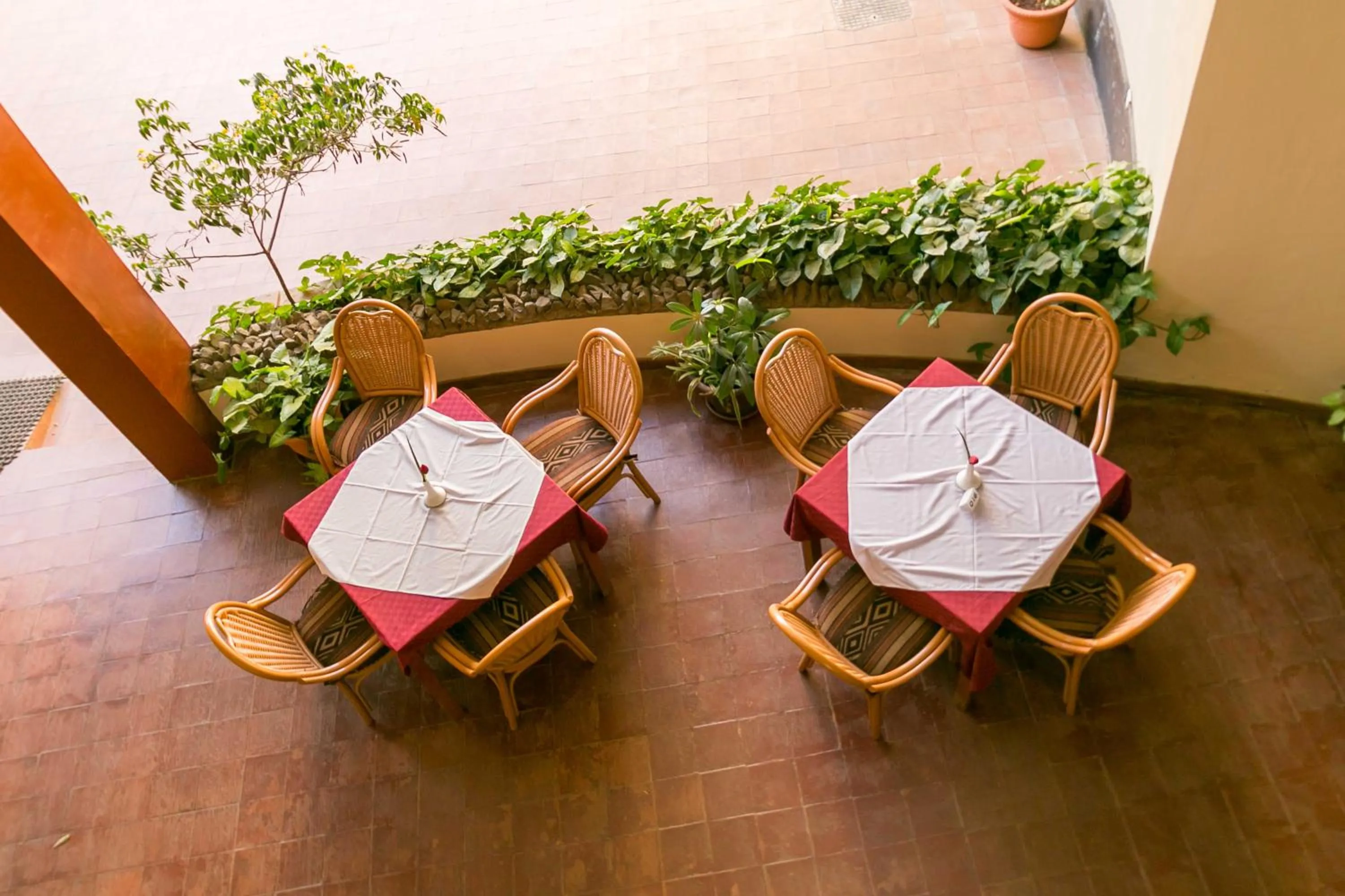 Patio in Fahari Gardens Hotel
