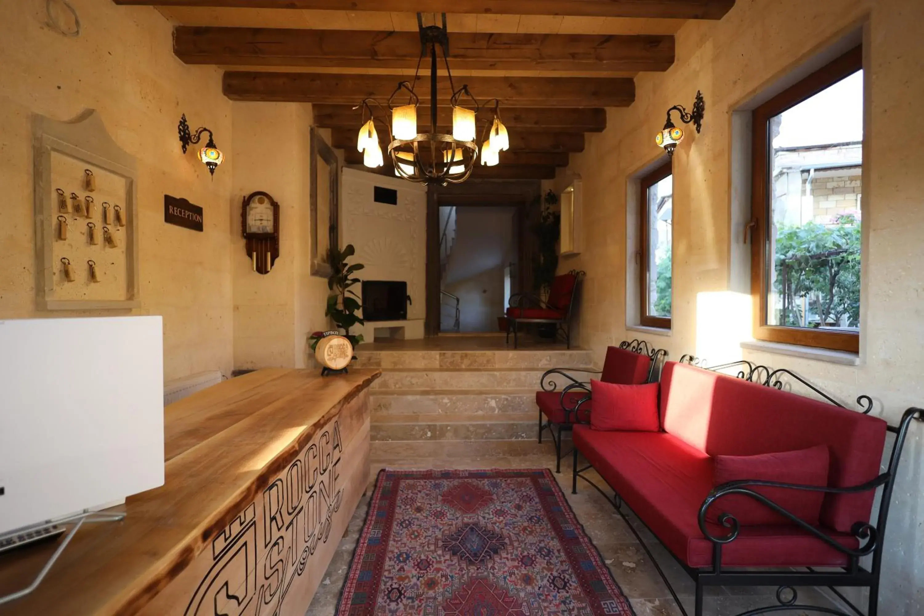 Lobby or reception in Rocca Stone House Lobby or reception in Rocca Stone House