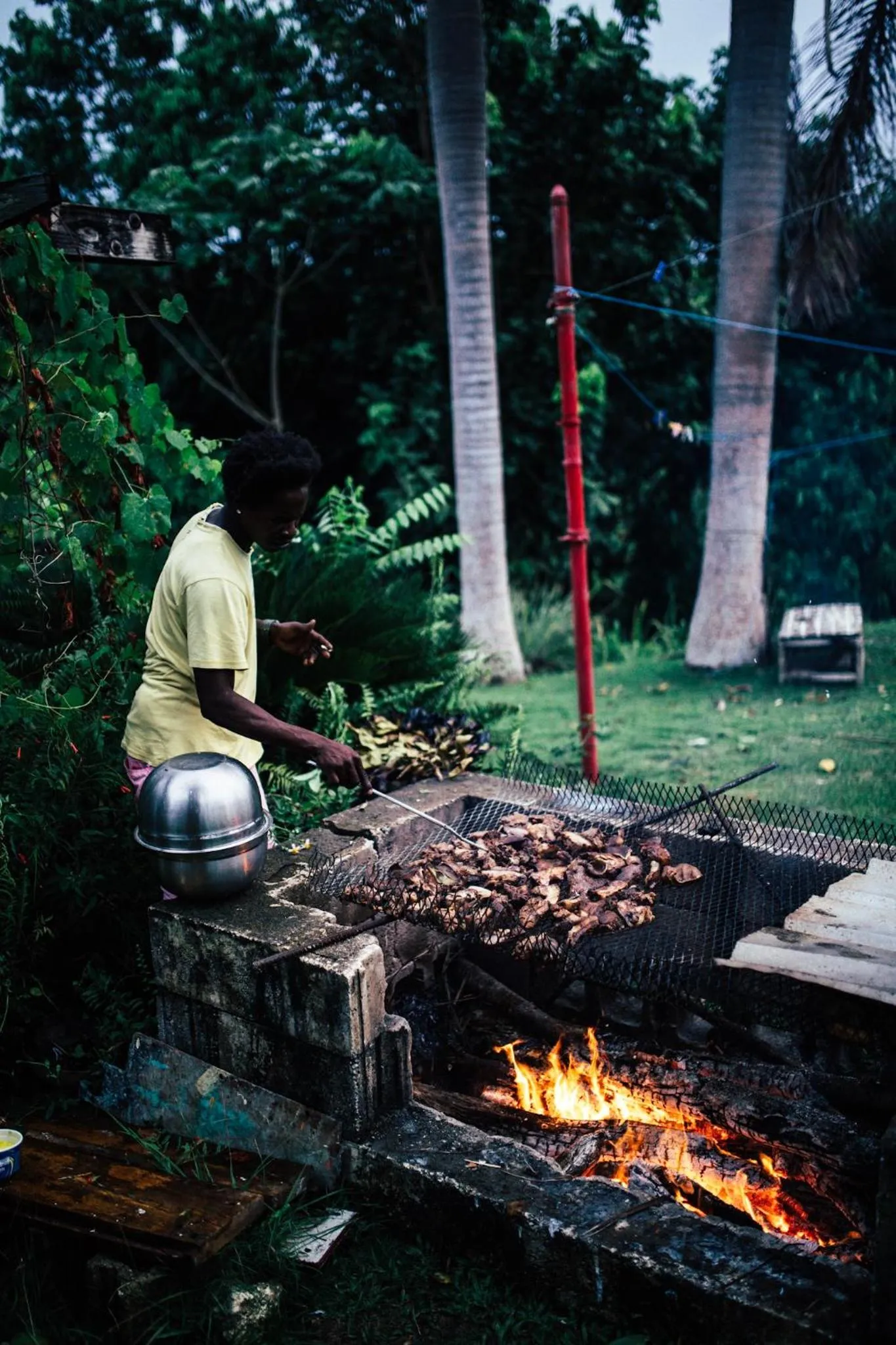 BBQ facilities in Germaican Hostel
