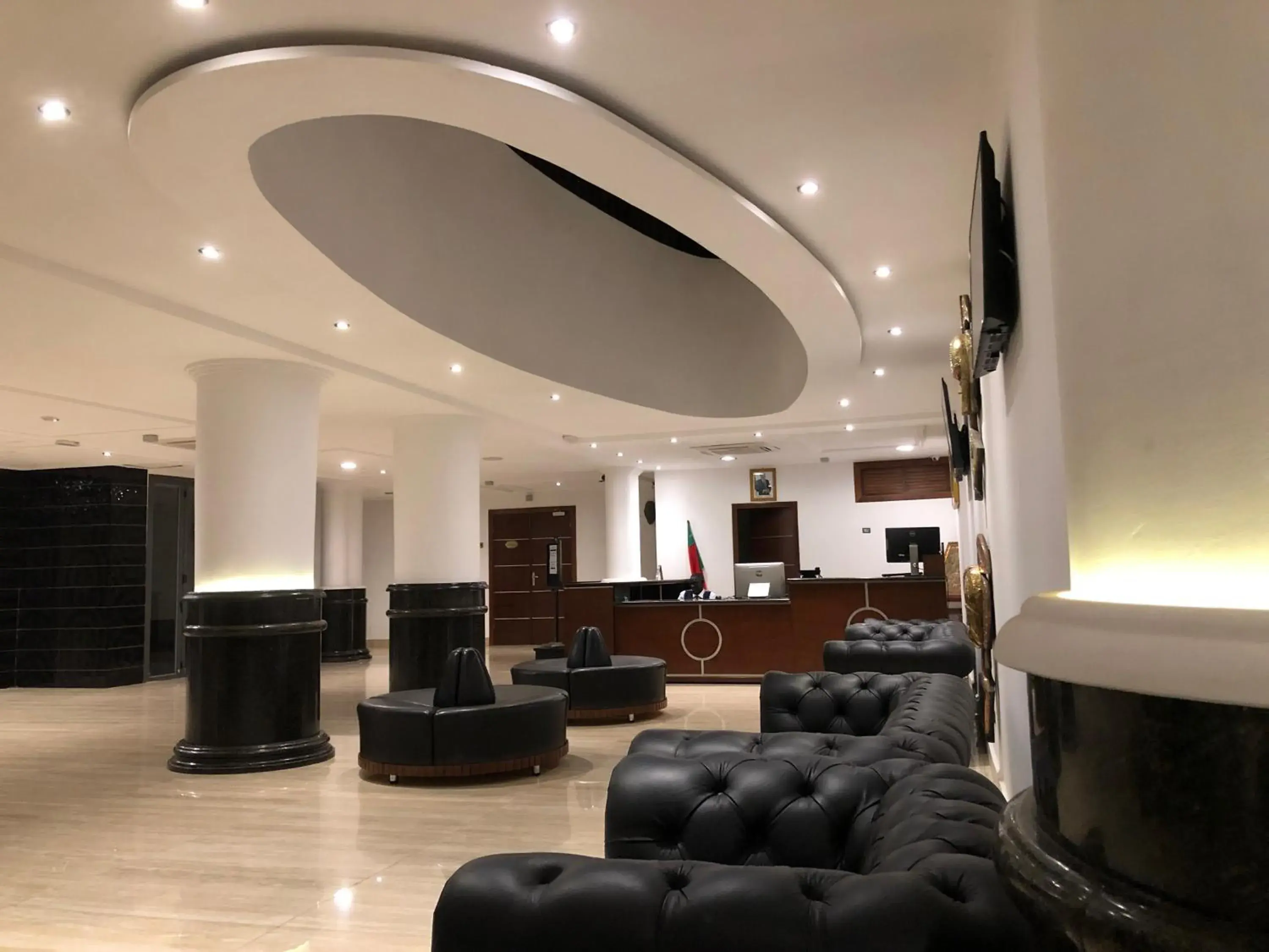 Lobby or reception in Hotel Franco Yaounde Lobby or reception in Hotel Franco Yaounde