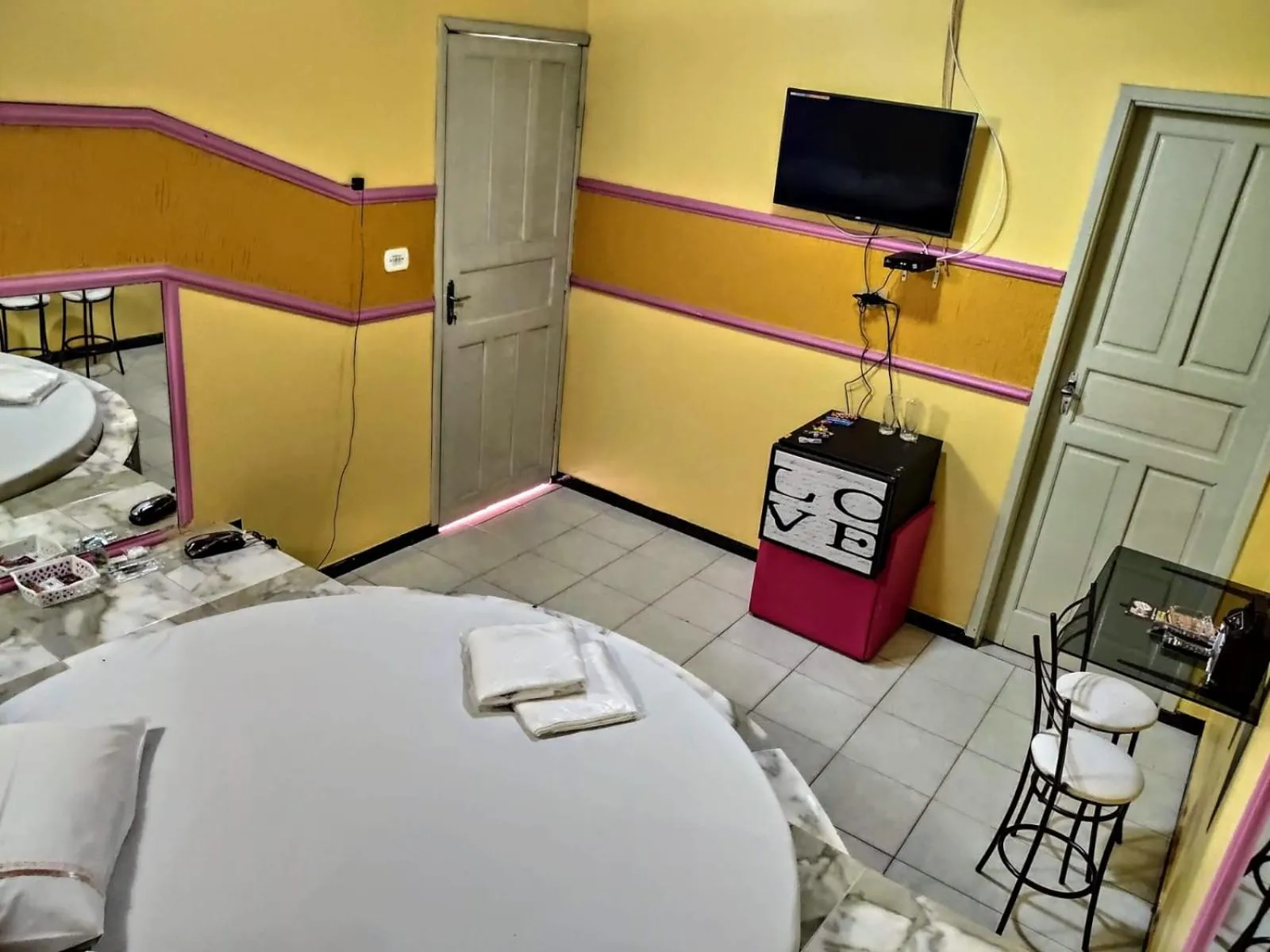 Bed in Hotel Paraíso