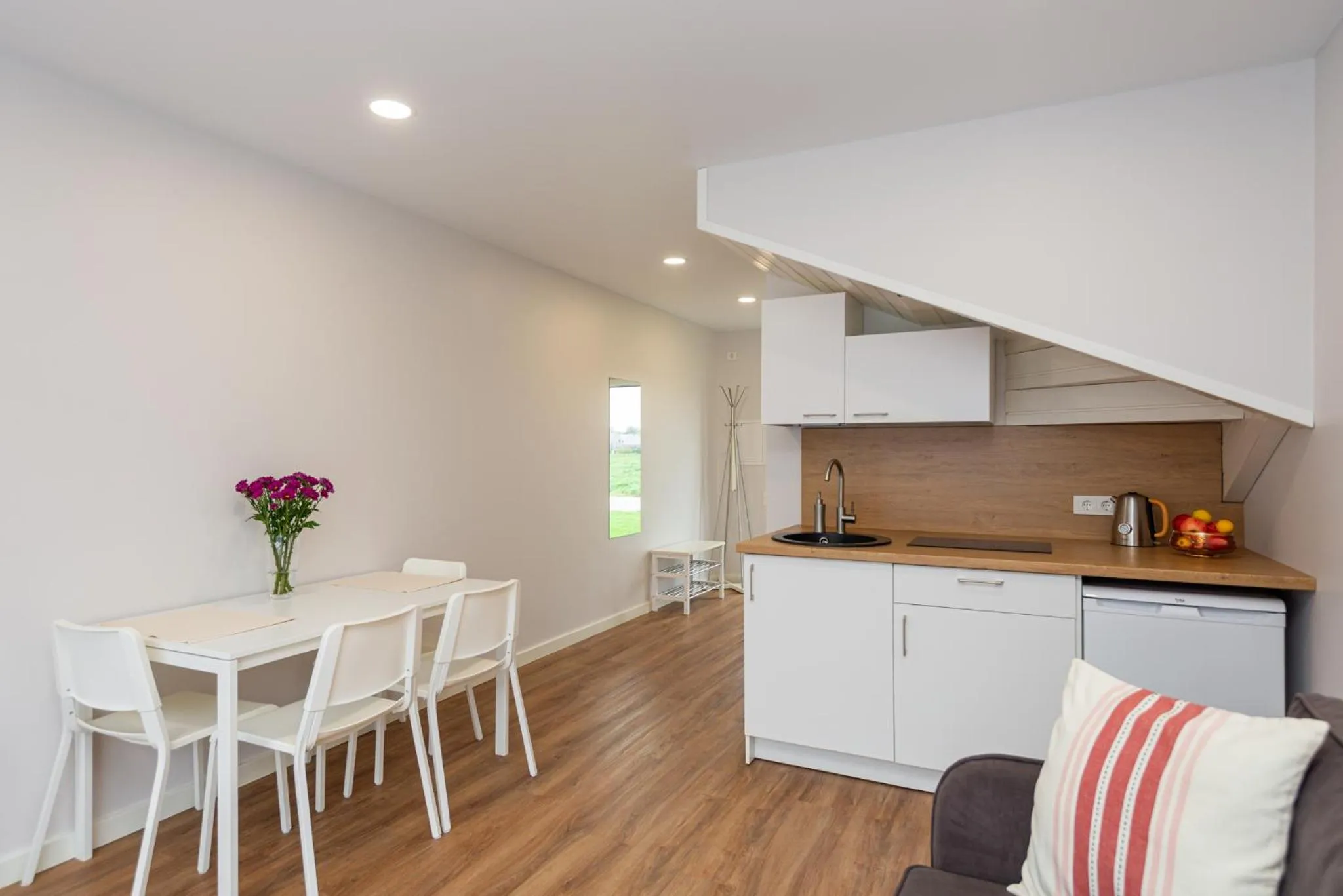 Kitchen or kitchenette in KUTI apartamentai