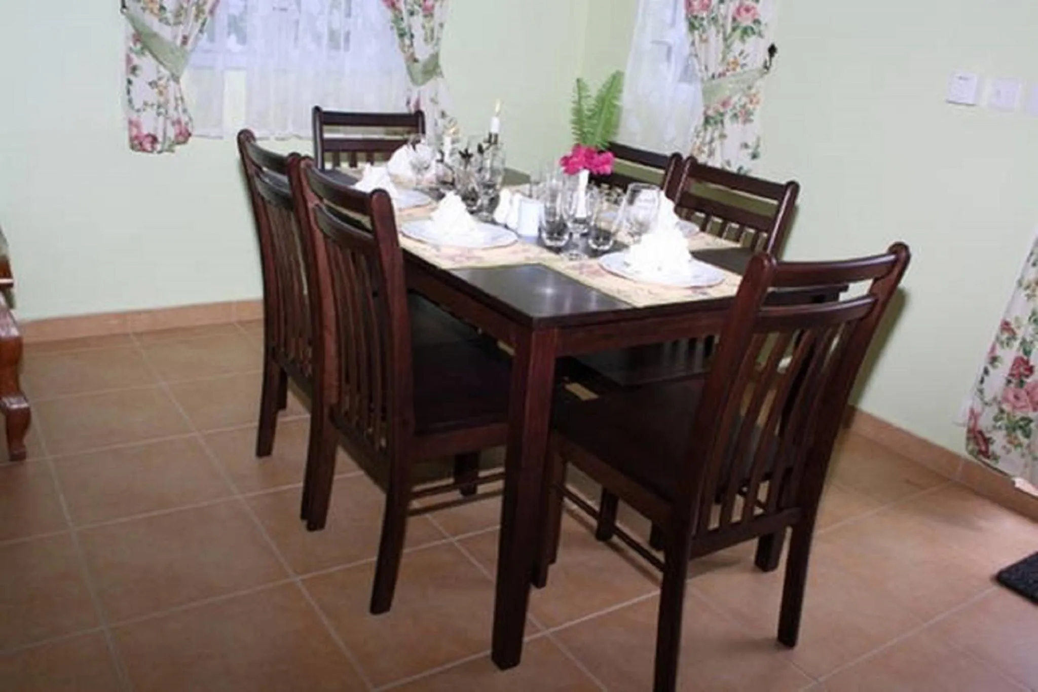 Dining area in Trou Aux Biches Self Catering Apartment