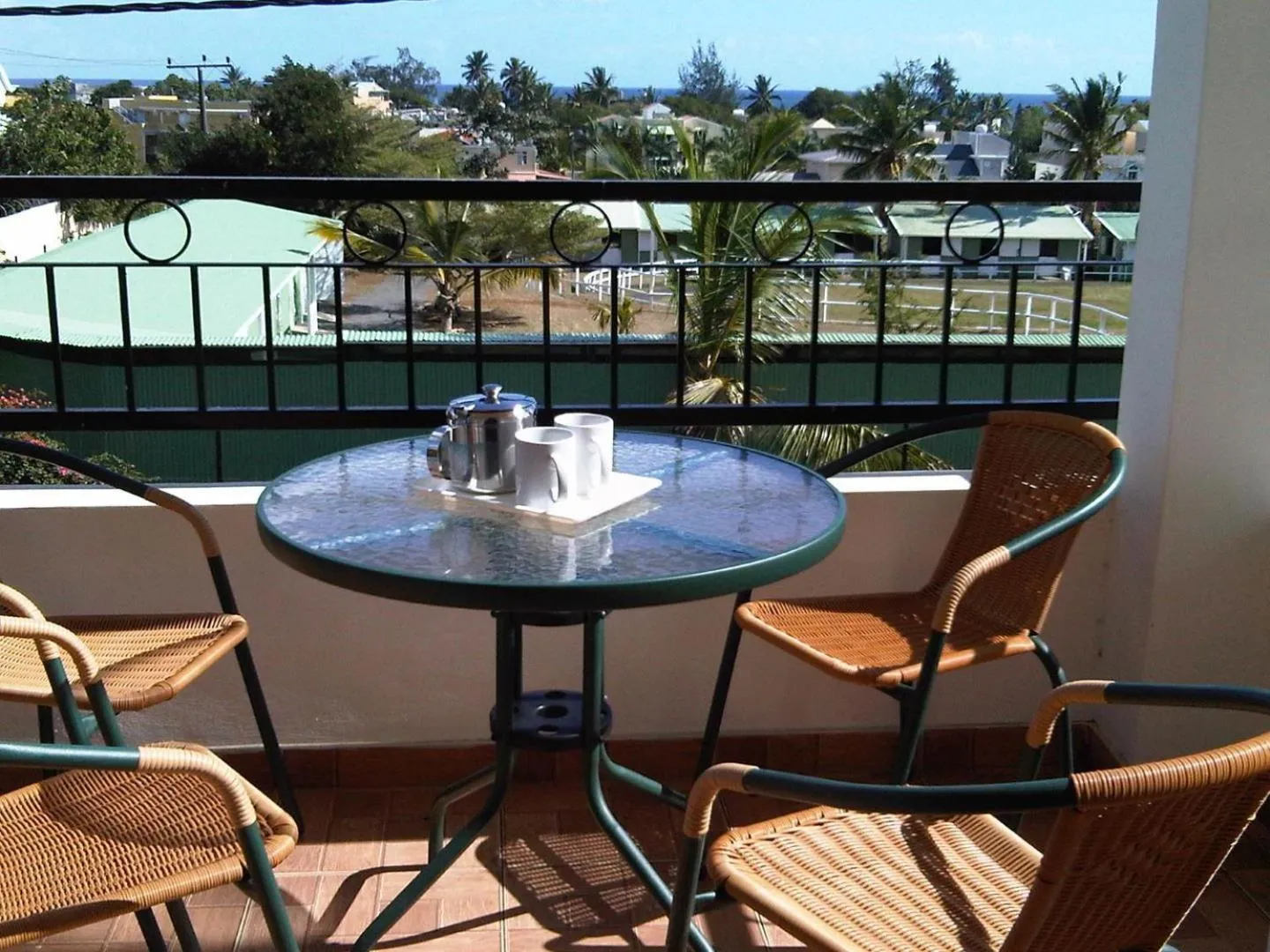 Balcony/Terrace in Trou Aux Biches Self Catering Apartment